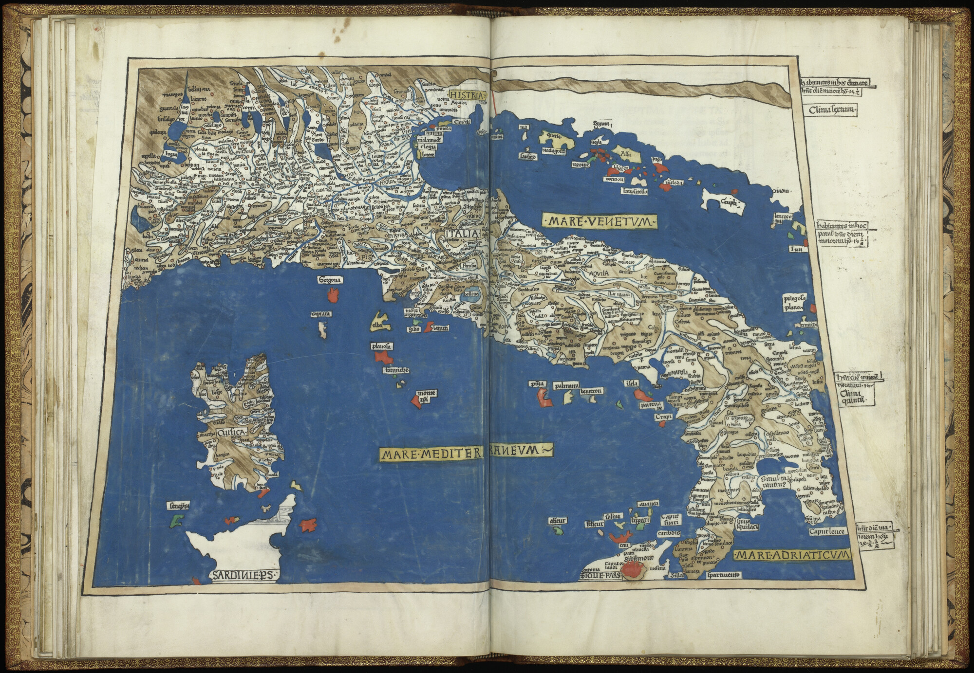 A.0145(031) [kaart 012]; Kaart van Italië, Sicilië, Sardinië en Corsica; kaart