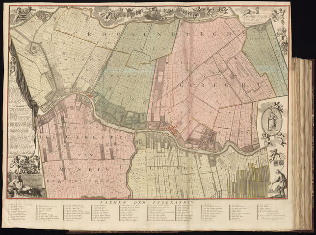 B.0032(032) [kaart 016]; Kaart van het gebied rond Muiden; kaart