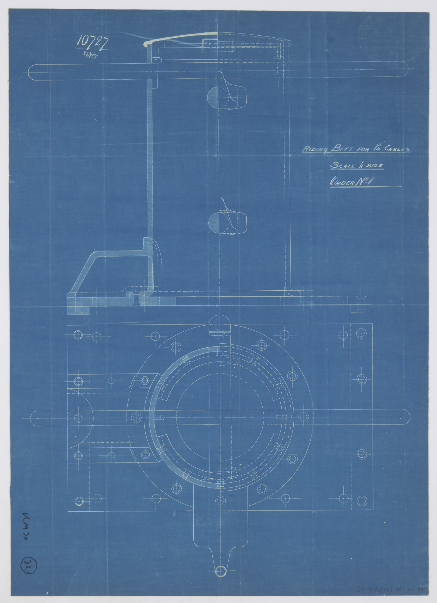 S.2175(4622); Bolder van Emerson Walker & Thompson Bros.Ltd; technische tekening