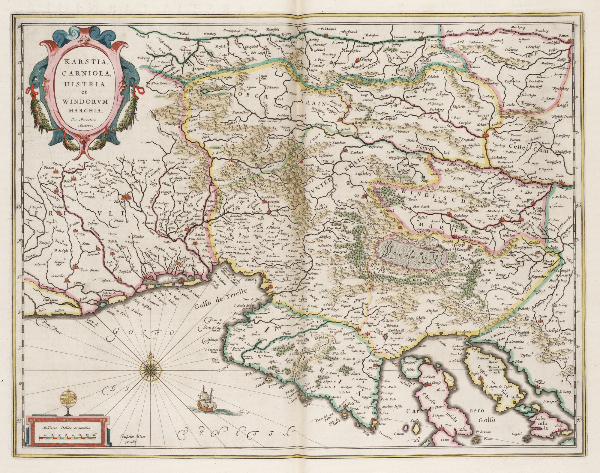 S.1034(02) [kaart 069]; Kaart van Krain; landkaart