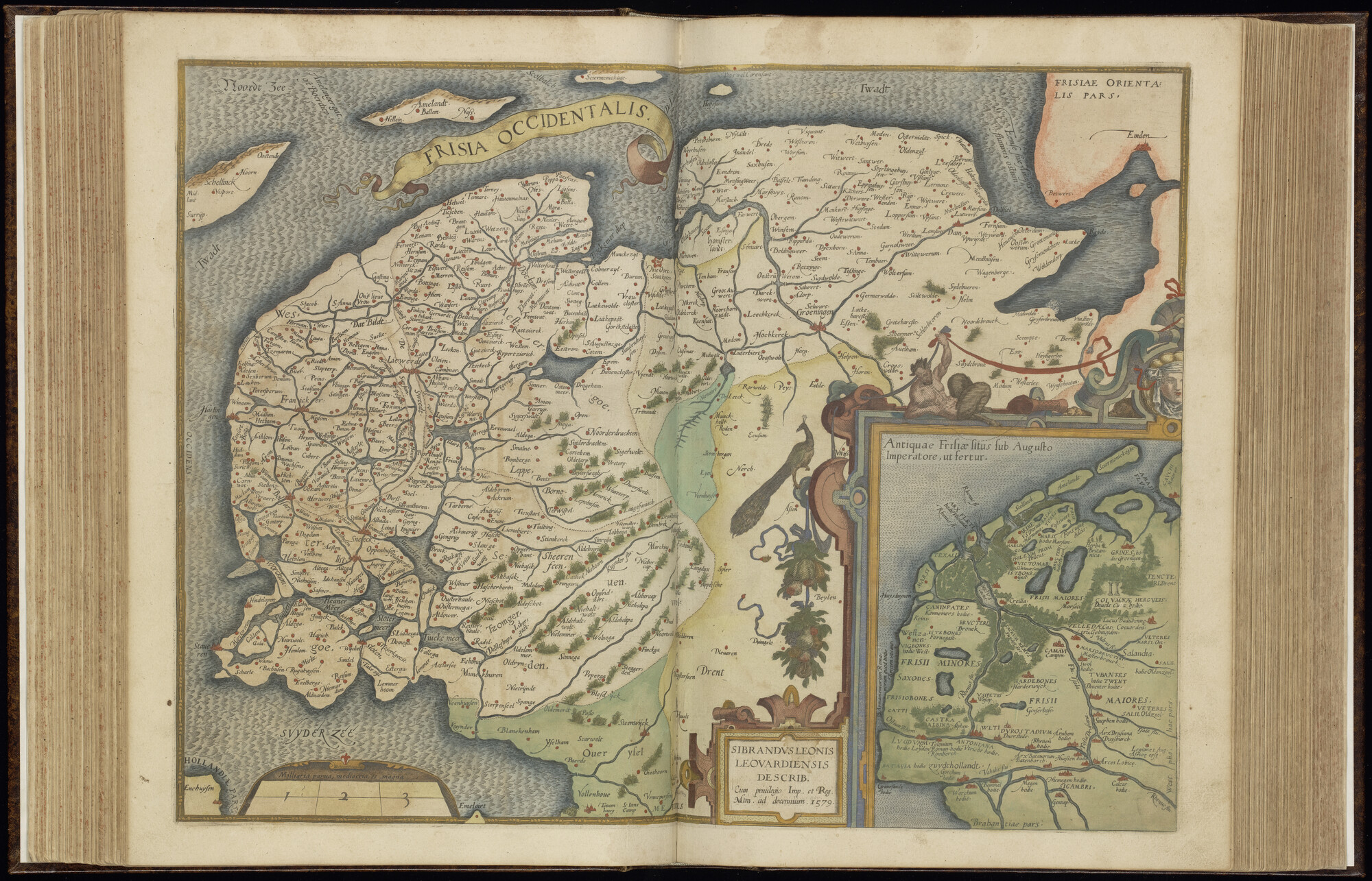 A.0145(042) [kaart 038]; Kaart van Friesland en Groningen; kaart