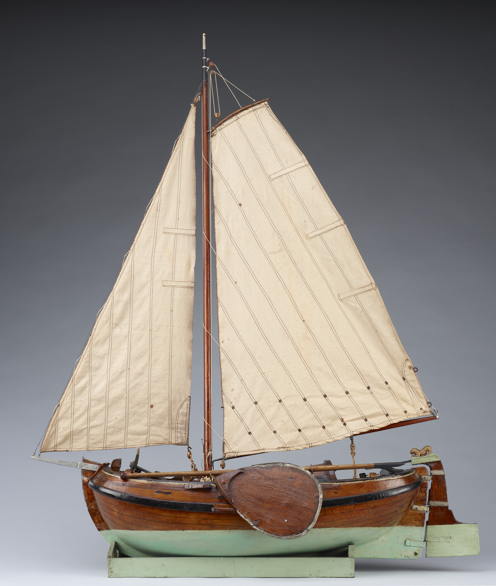 S.0906(01); Model van een Friese boeier; scheepsmodel