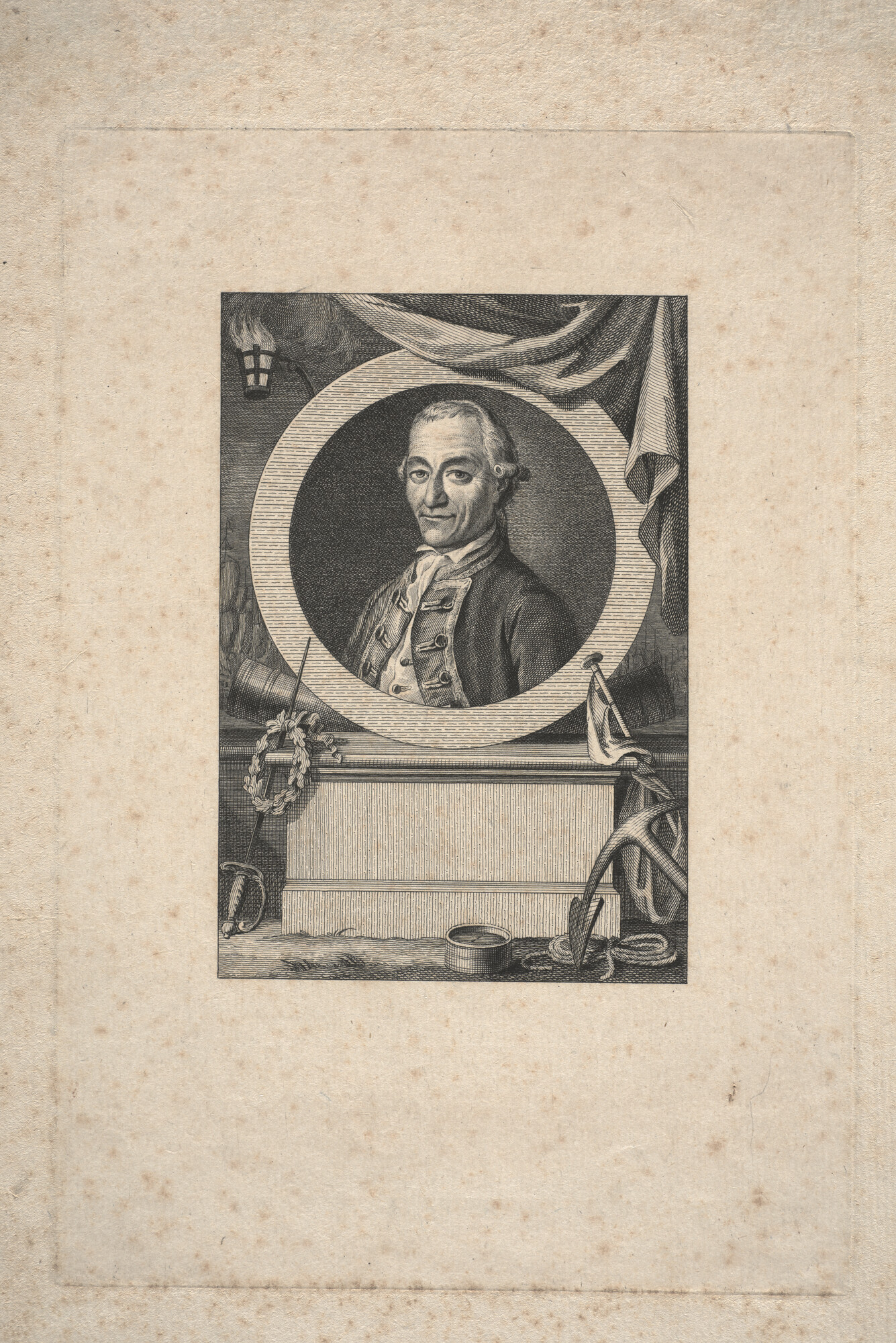 A.0145(179) [nr 0067]; Portret van E.C. Staringh kapitein-ter-zee, 1739 - 1813; prent
