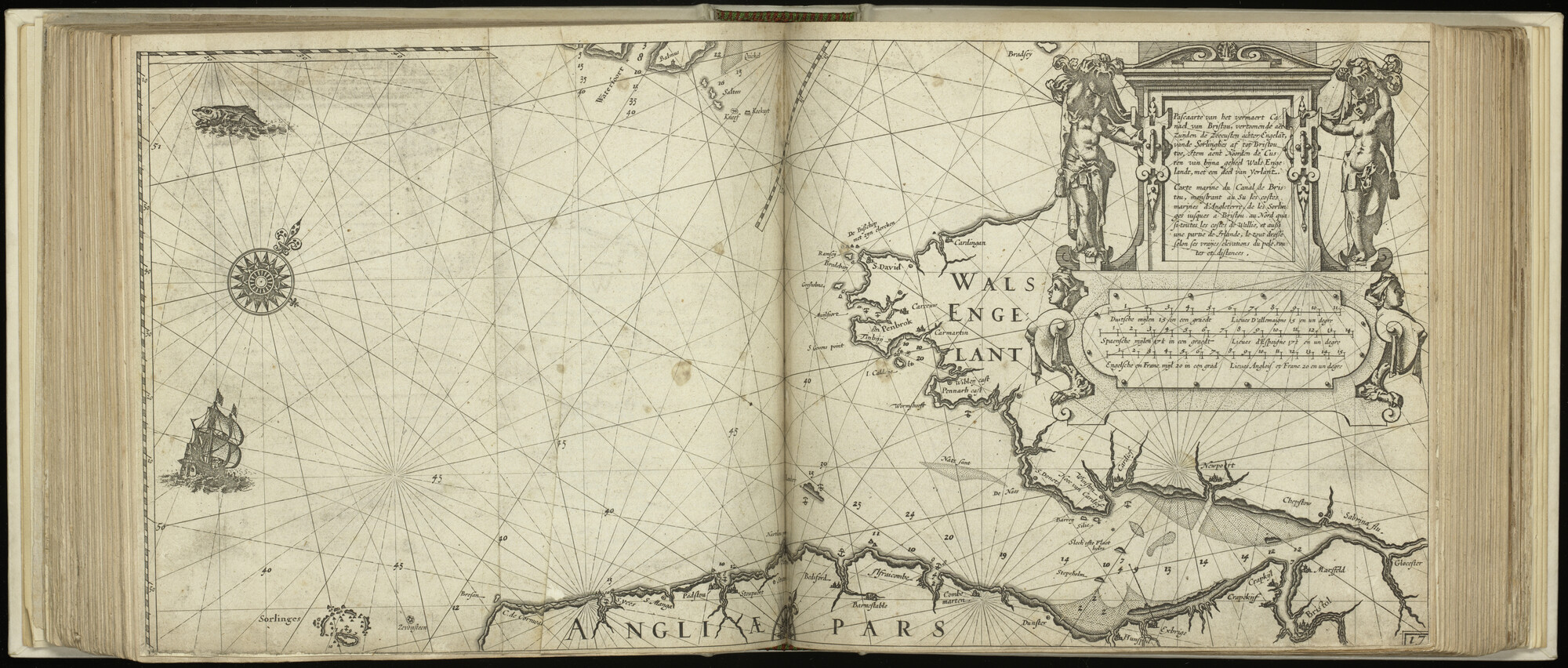 S.1496 [kaart 059]; Kaart van het Kanaal van Bristol en Zuidwest-Engeland en Wales; kaart