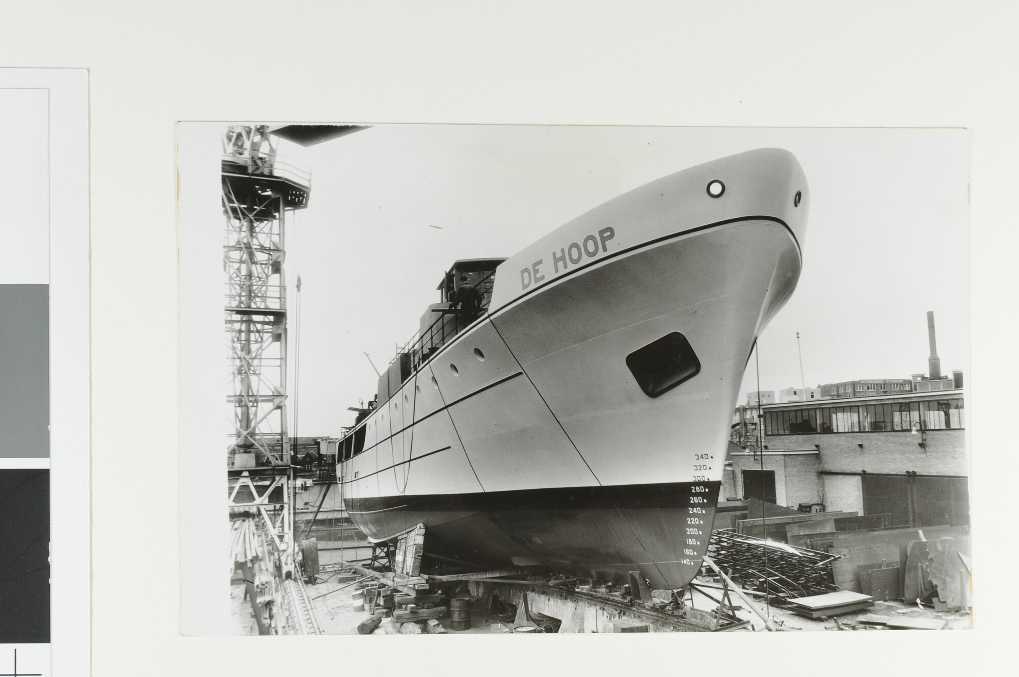 S.6408(1098); Het hospitaalkerkschip ms. De Hoop van de Nederlandsche Vereeniging ten [...]; foto