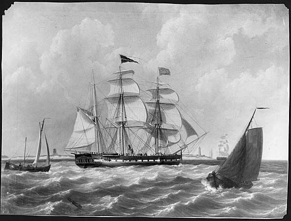 S.1825; Het raderstoomschip Willem de Eerste; schilderij