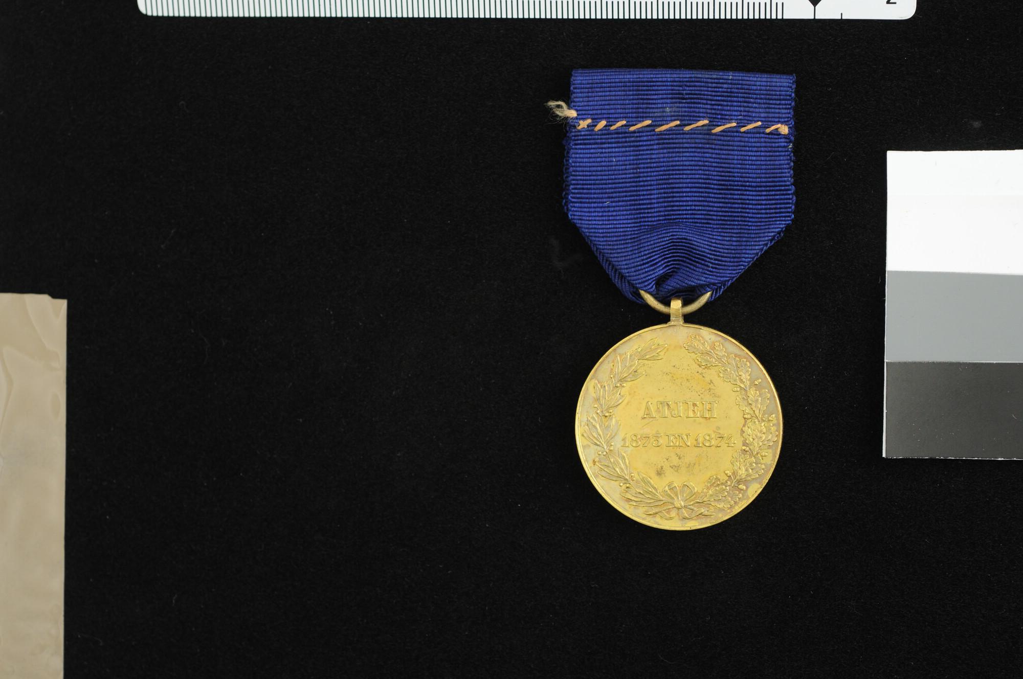A.1439(07); Atjeh-medaille, 1873-1874; onderscheiding