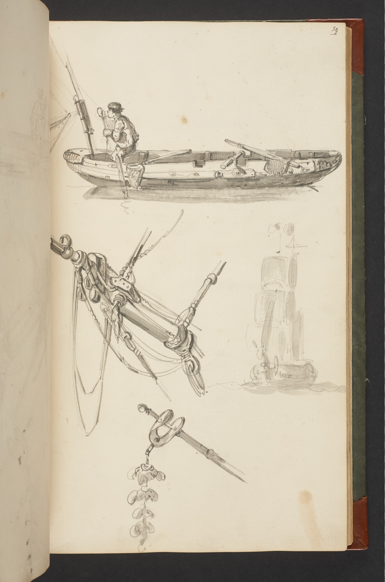 A.3222; Schetsboek met tekeningen door Albertus van Beest en Louis Meijer; schetsboek