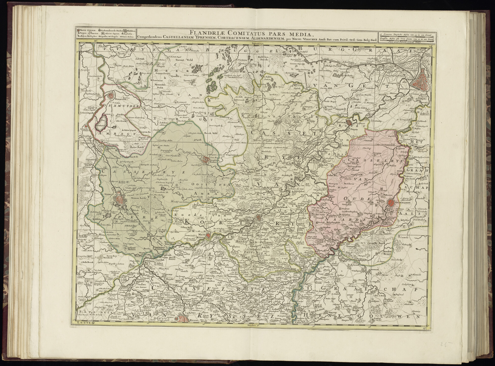 B.0032(029) [kaart 023]; Kaart van West-België; kaart