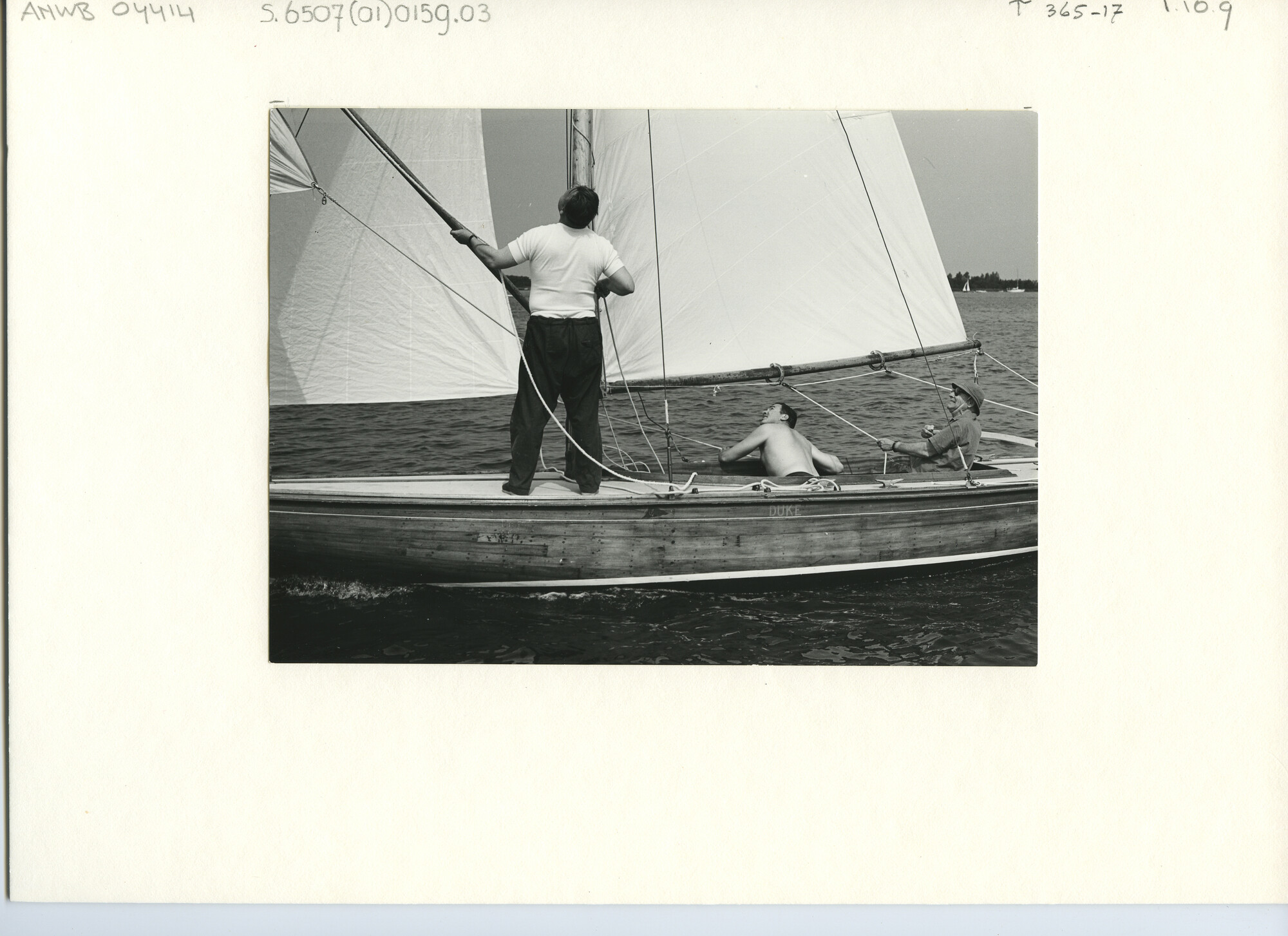 S.6507(01)0159.03; Foto van de Regenboogklasse op de Westeinderplassen; foto