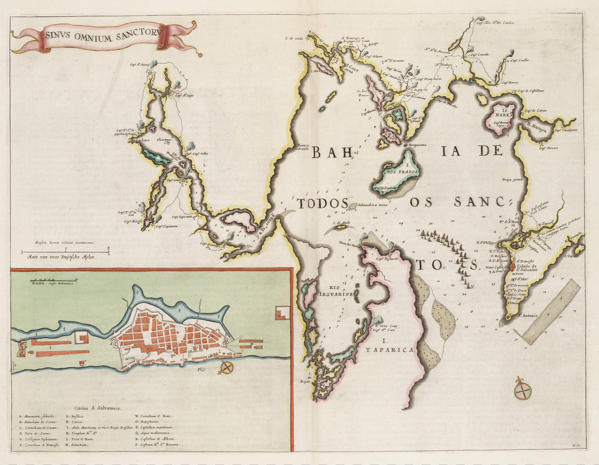 S.1034(08) [kaart 059]; Kaart van de Baai van Todos Santos; landkaart
