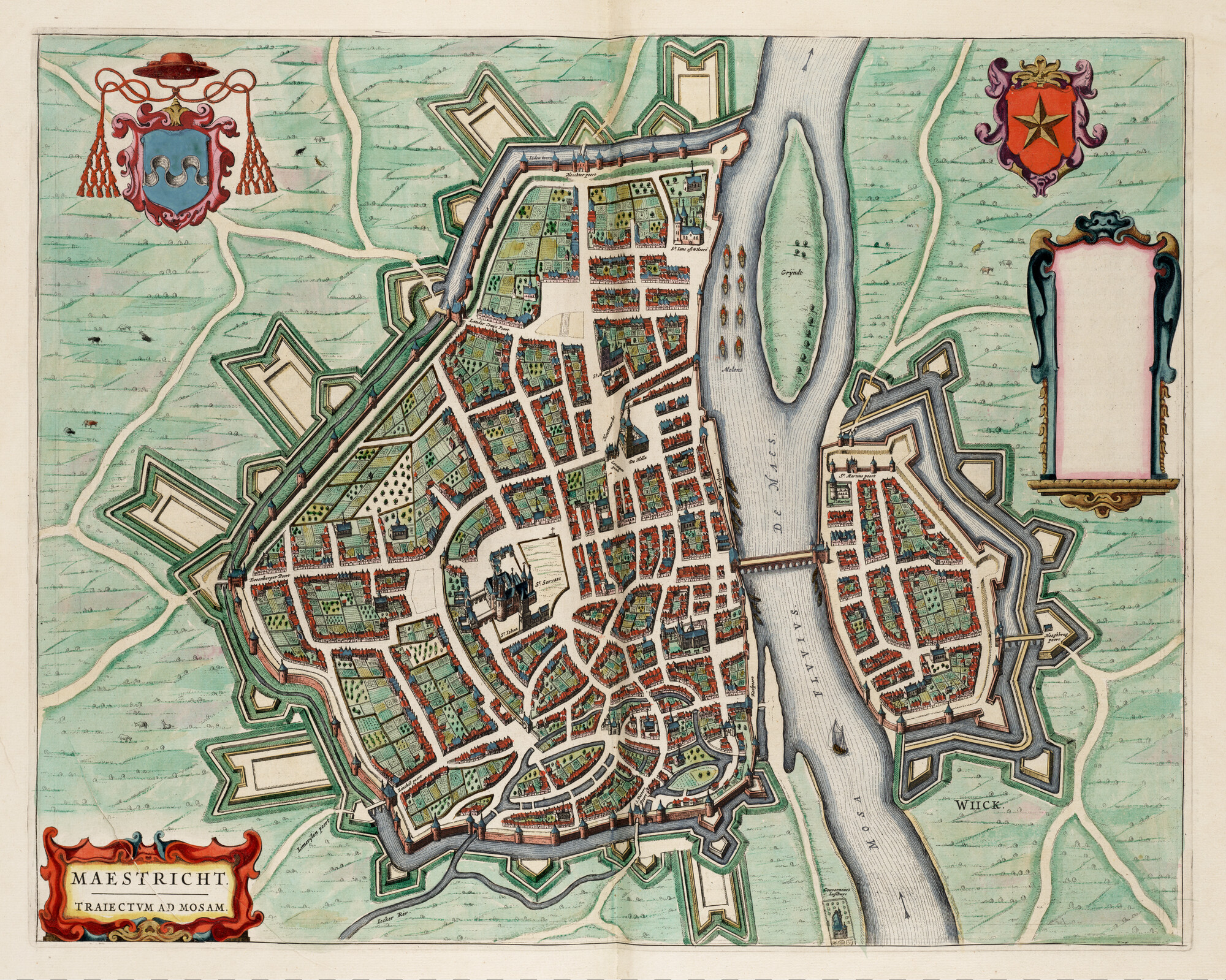 S.1034(15) [kaart 099]; Kaart van Maastricht; landkaart