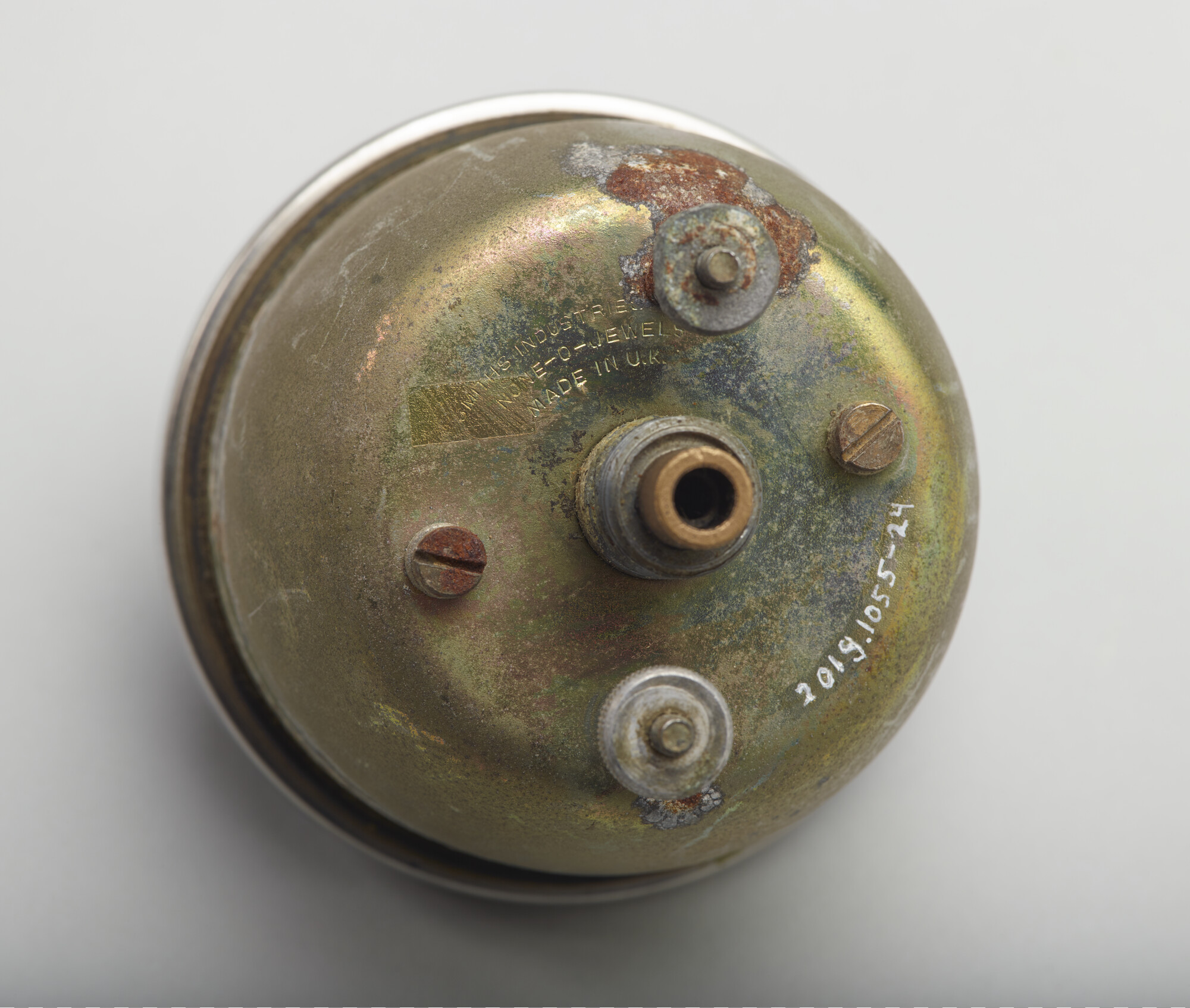 2019.1055-24; Snelheidsmeter, Wasp type S10, onderdeel van de uitrusting gebruikt door Herman Jansen aan boord van de Sounion; snelheidsmeter