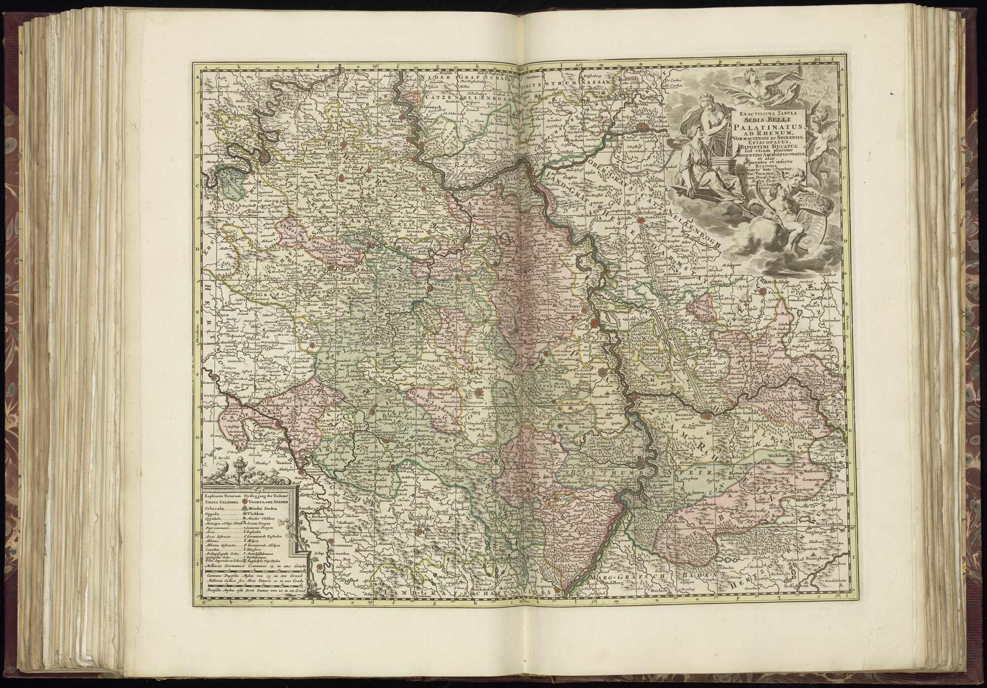 B.0032(028) [kaart 101]; Kaart van West-Duitsland; kaart