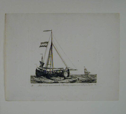A.0149(0110); Prent uit de suite 'Verscheide soorten van Hollandse schepen'; prent
