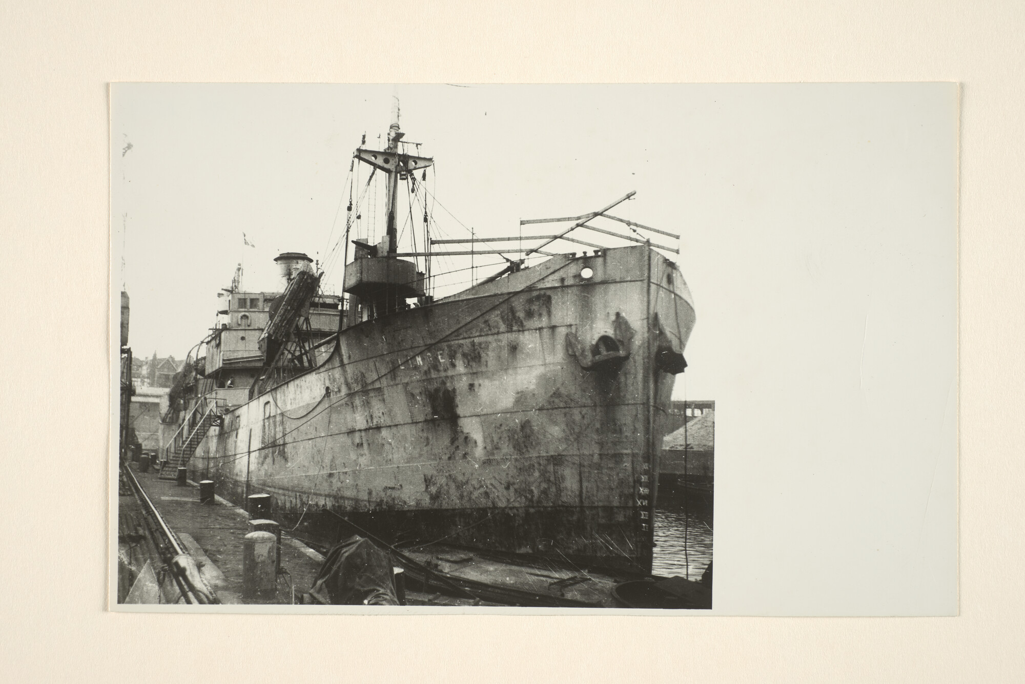 1996.0534; Het vrachtschip ss. 'Linge' van de NV; foto