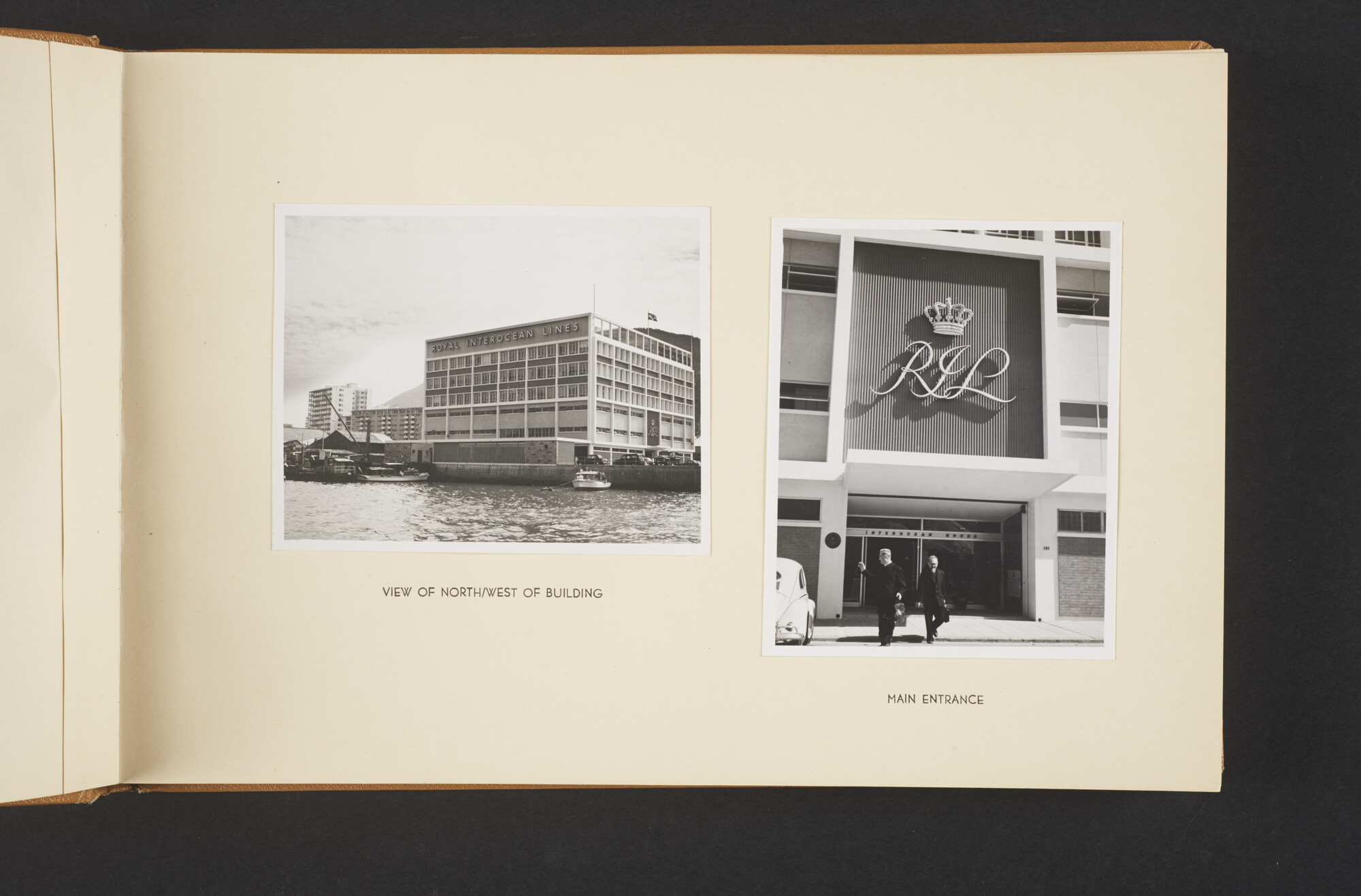 2015.1296; Fotoalbum van het kantoor van de Royal Interocean Lines te Hongkong; fotoalbum