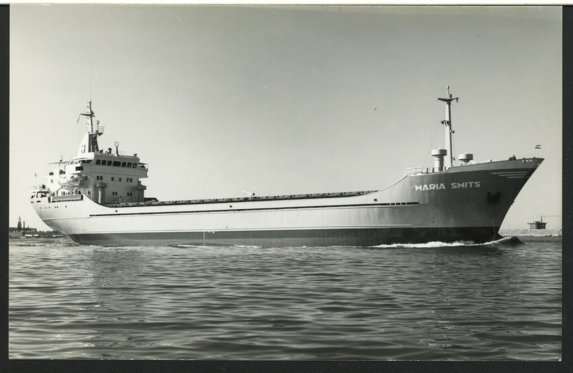 1993.6547; De coaster ms. 'Maria Smits' van de rederij Marinus Smits uit Rotterdam; prentbriefkaart