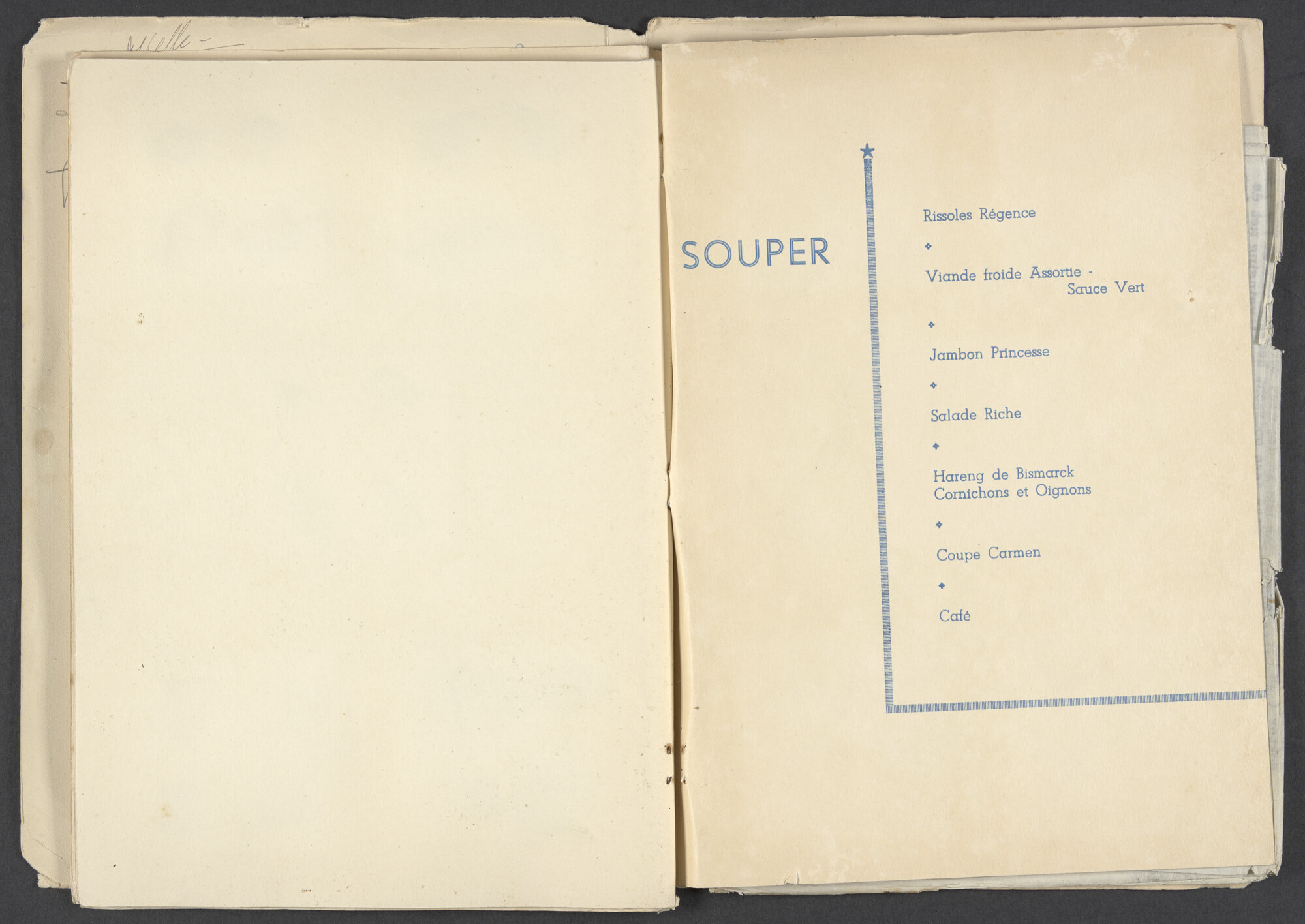 2023.0583; Fotoalbum met reisverslag van Kurt Lewin van een reis met ms. Oranje in juli-augustus 1953; fotoalbum