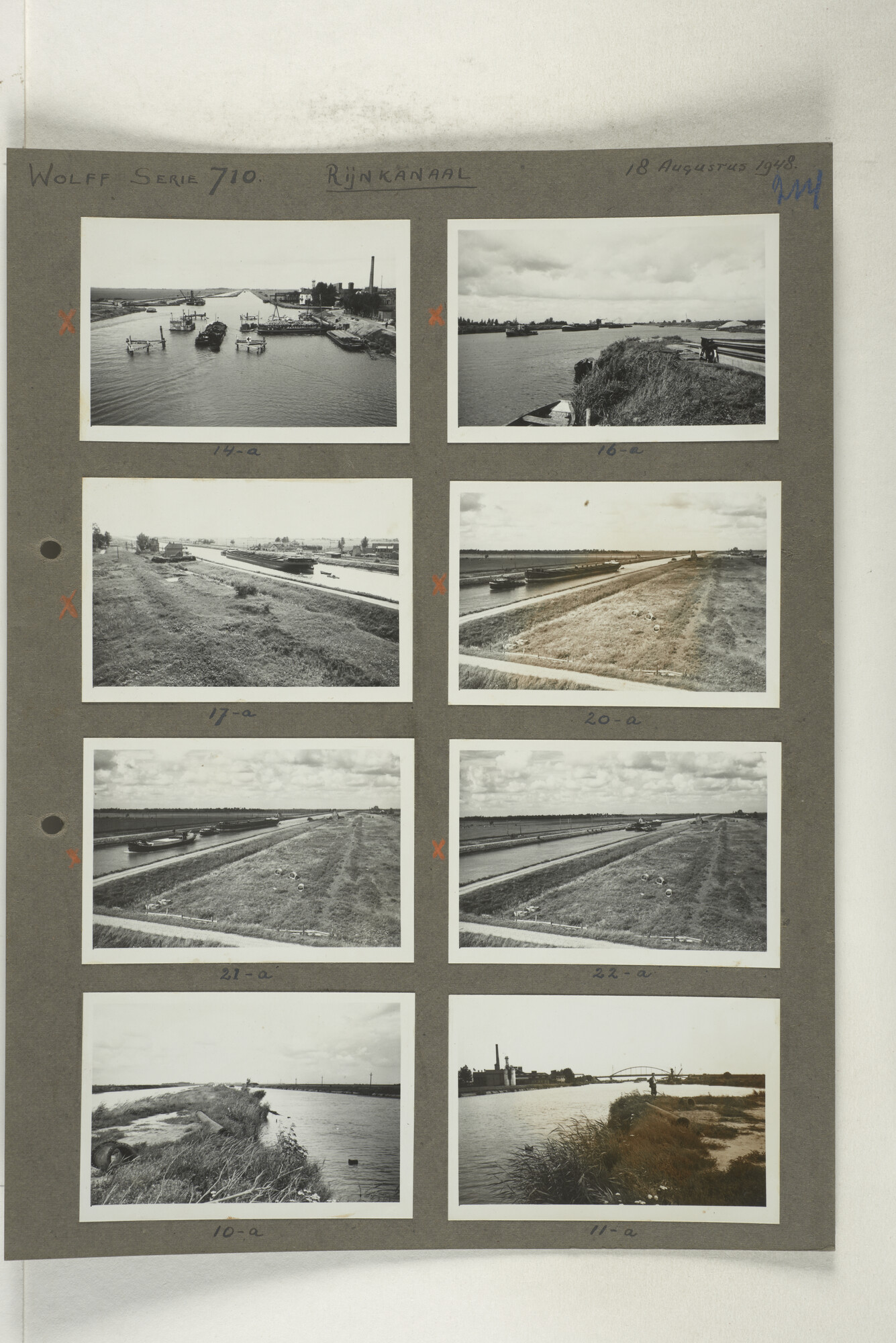 1998.2180; Omslag met een grote hoeveelheid proef foto's gemaakt in opdracht van de Gemeente Handelsinrichtingen in Amsterdam en de Koninklijke Hollandsche Lloyd te Amsterdam.; omslag