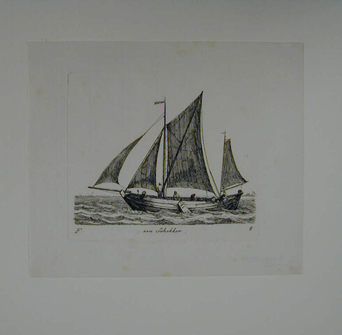A.0149(0142); Prent van een schokker; prent