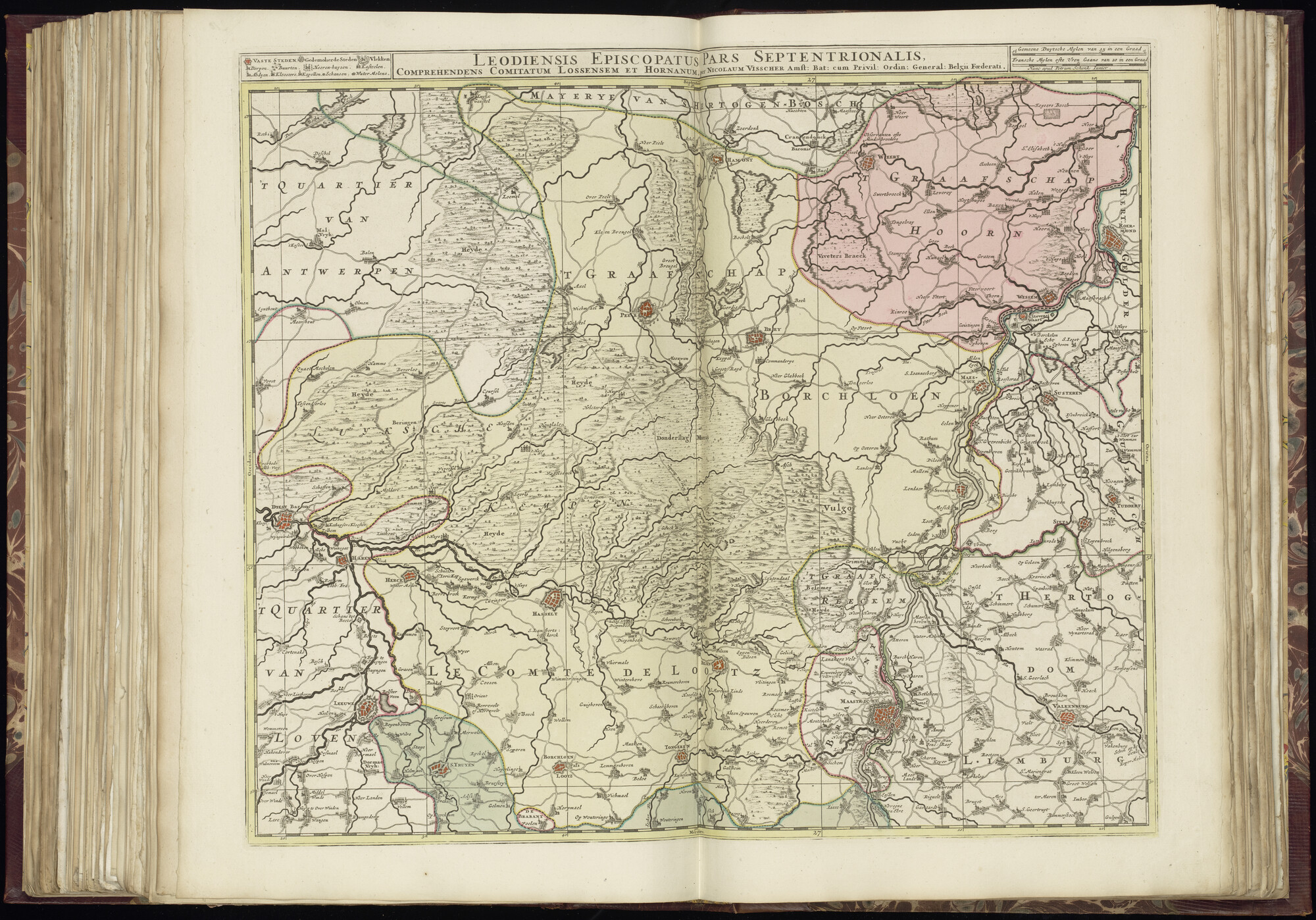 B.0032(028) [kaart 105]; Kaart van Oost-België en Zuid-Nederland; kaart