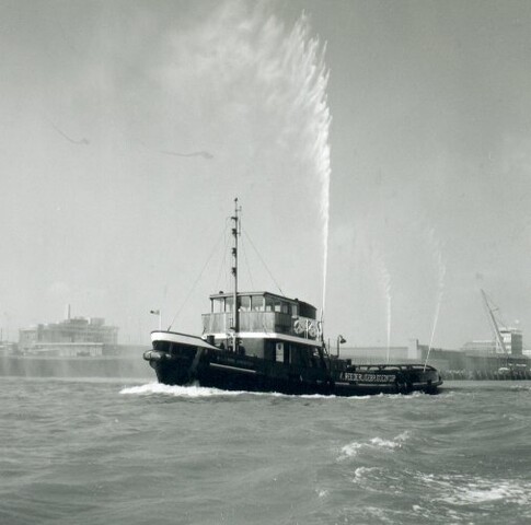 2001.1656; Brandblusshow op het IJ; fotoreportage