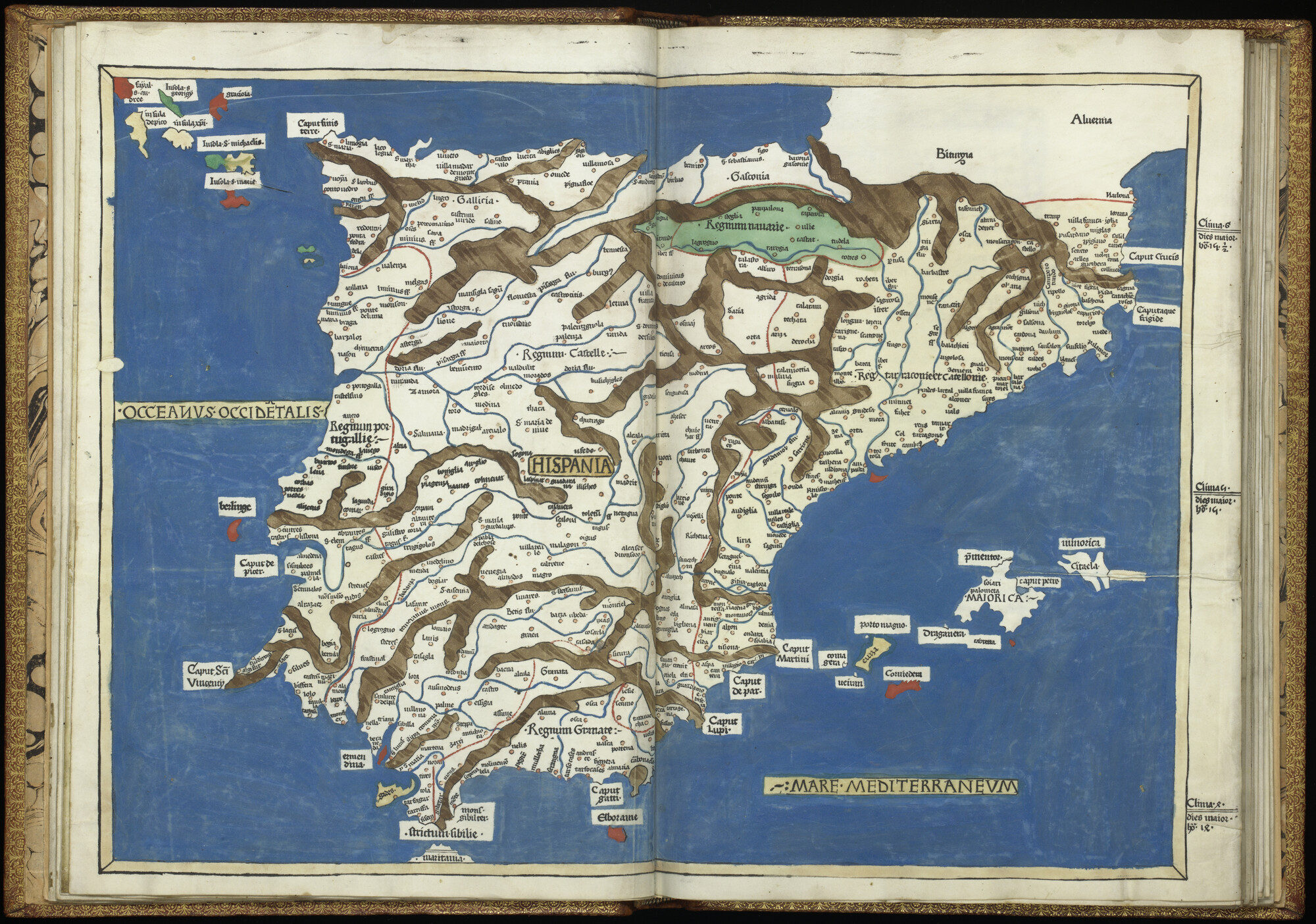 A.0145(031) [kaart 005]; Kaart van Spanje en Portugal; kaart