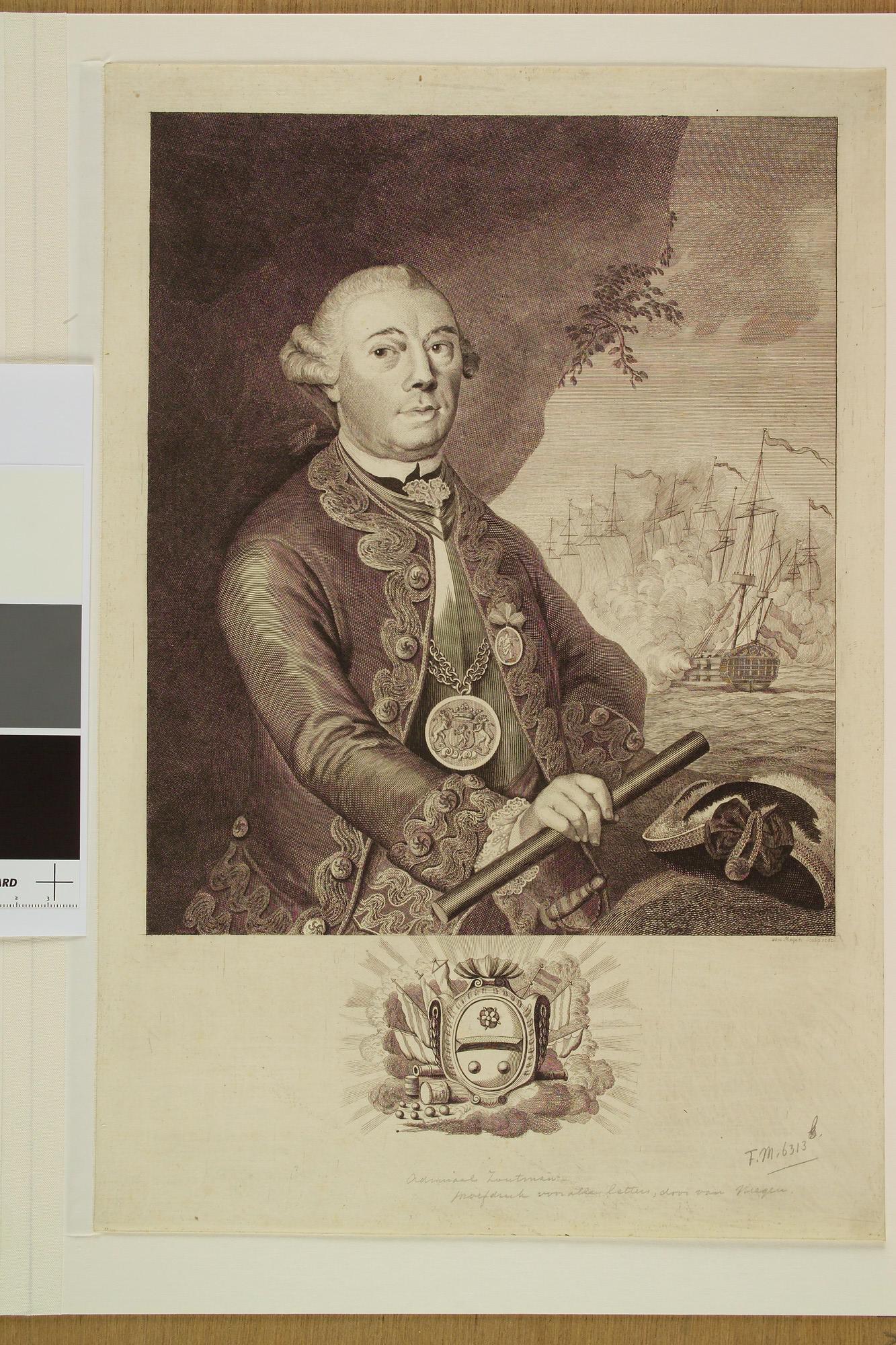 A.0145(179) [nr 0005]; Portret van Johan Arnold Zoutman, Vice-Admiraal van Holland en West-Friesland; prent