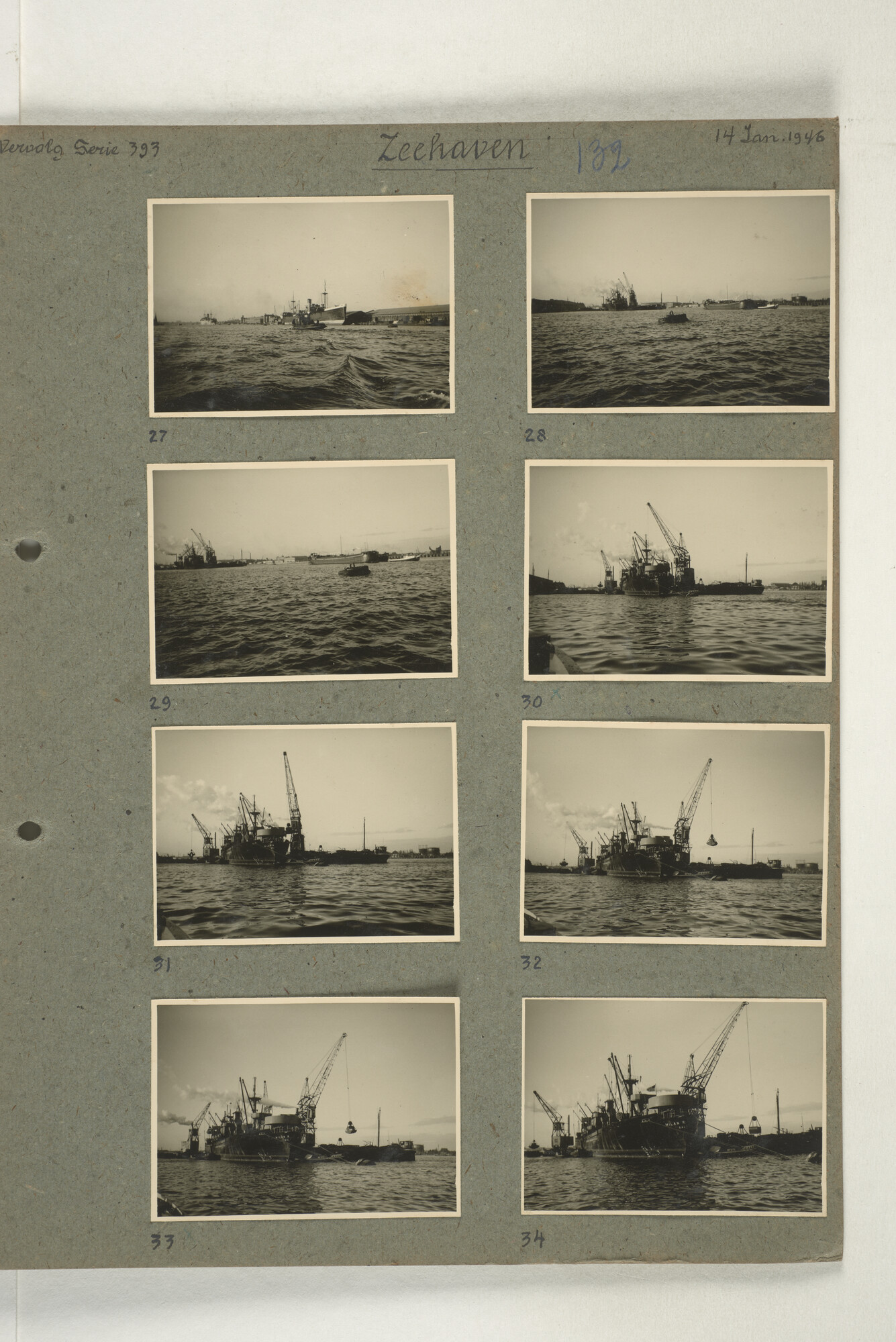 1998.2178; Omslag met een grote hoeveelheid proef foto's gemaakt in opdracht van de Gemeente Handelsinrichtingen in Amsterdam; omslag