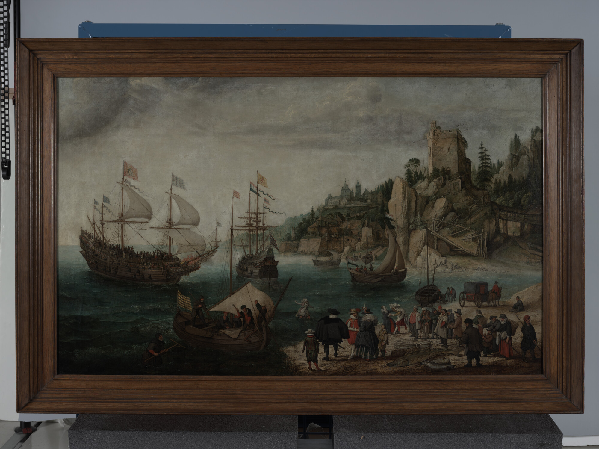 B.0207(01); De inscheping van keurvorst Frederik V van de Palts; schilderij