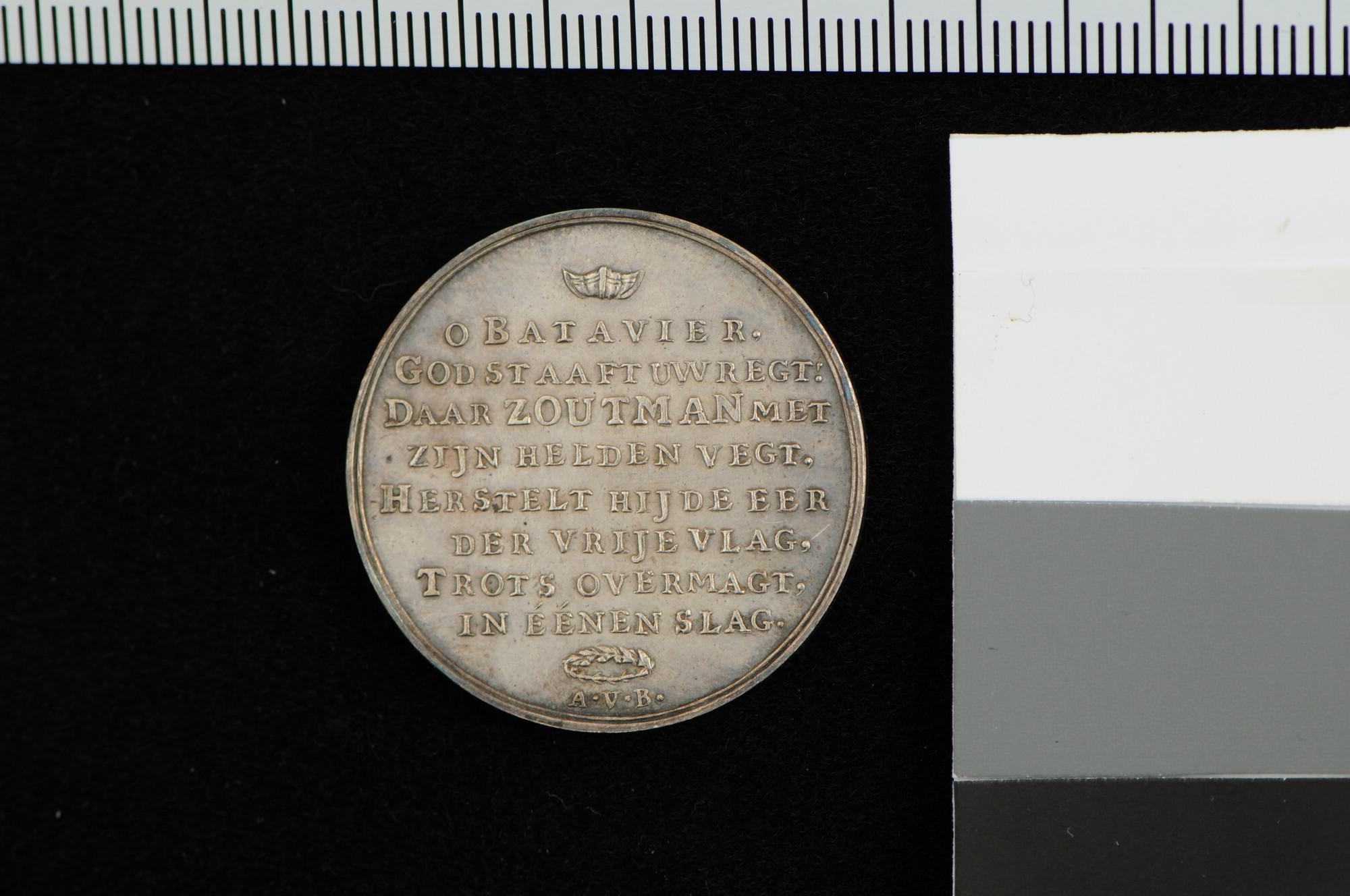 A.0144(02); Penning op de Slag bij Doggersbank, 1781; penning