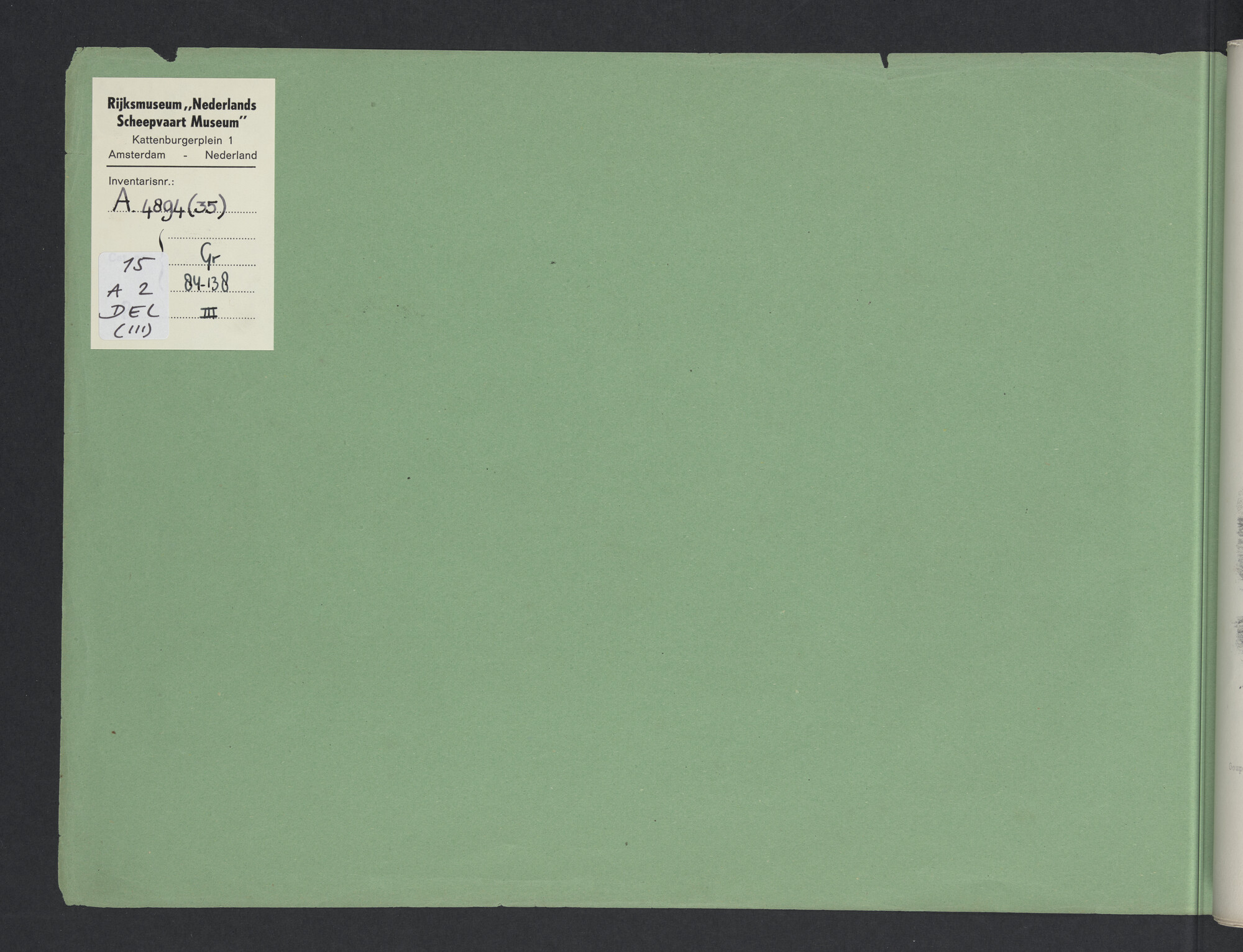 A.4894(35)3; Prentenboek met scenes rond diverse vissersschepen en sloepen; prentenboek