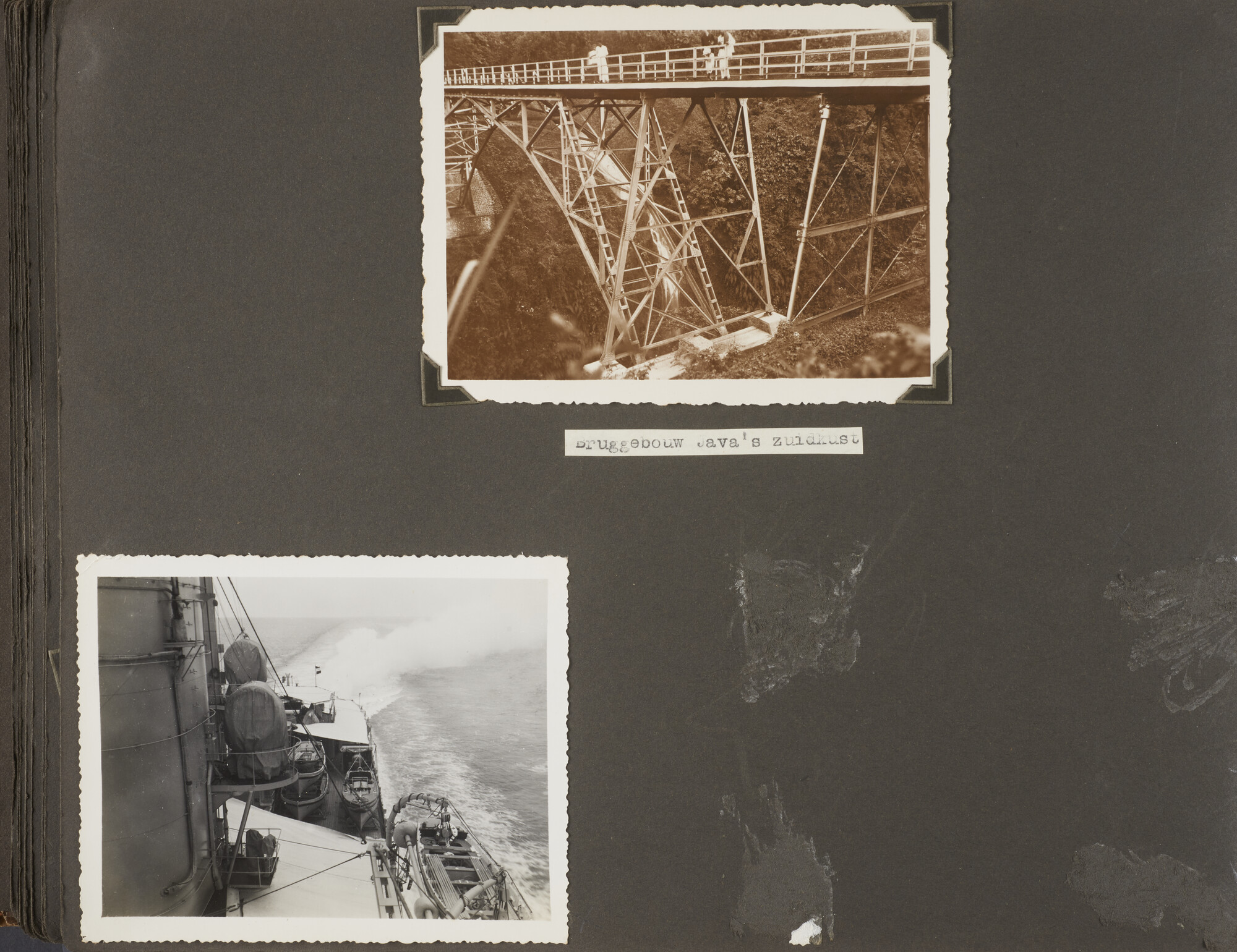 2019.0973; Fotoalbum van luitenant-ter-zee 2e klasse bij de Dienst der Conservatie Bouwen Huisman (1912-2001); fotoalbum