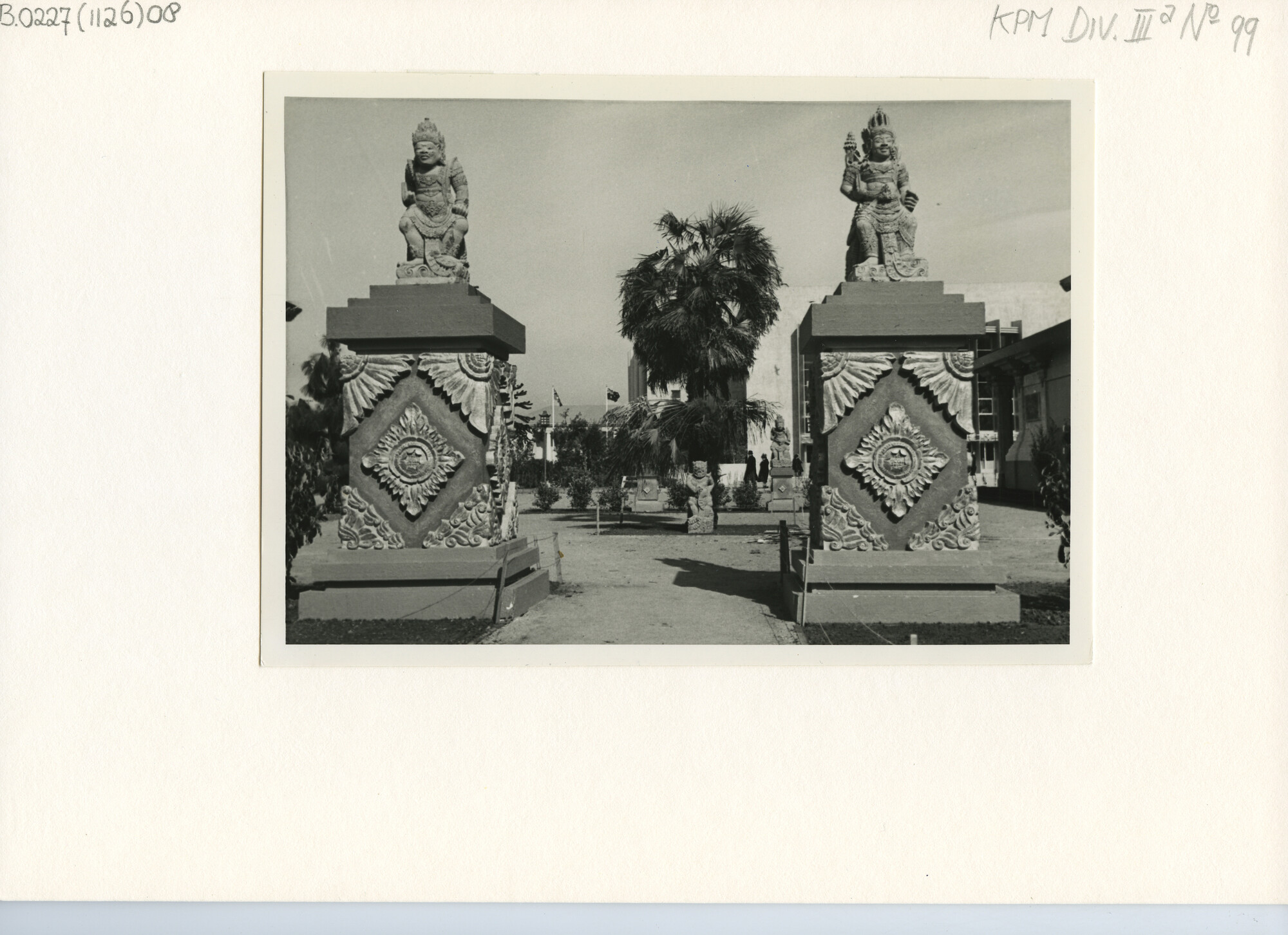 B.0227(1126)08; Foto van het Netherlands Indies Pavillion tijdens de Golden Gate [...]; foto