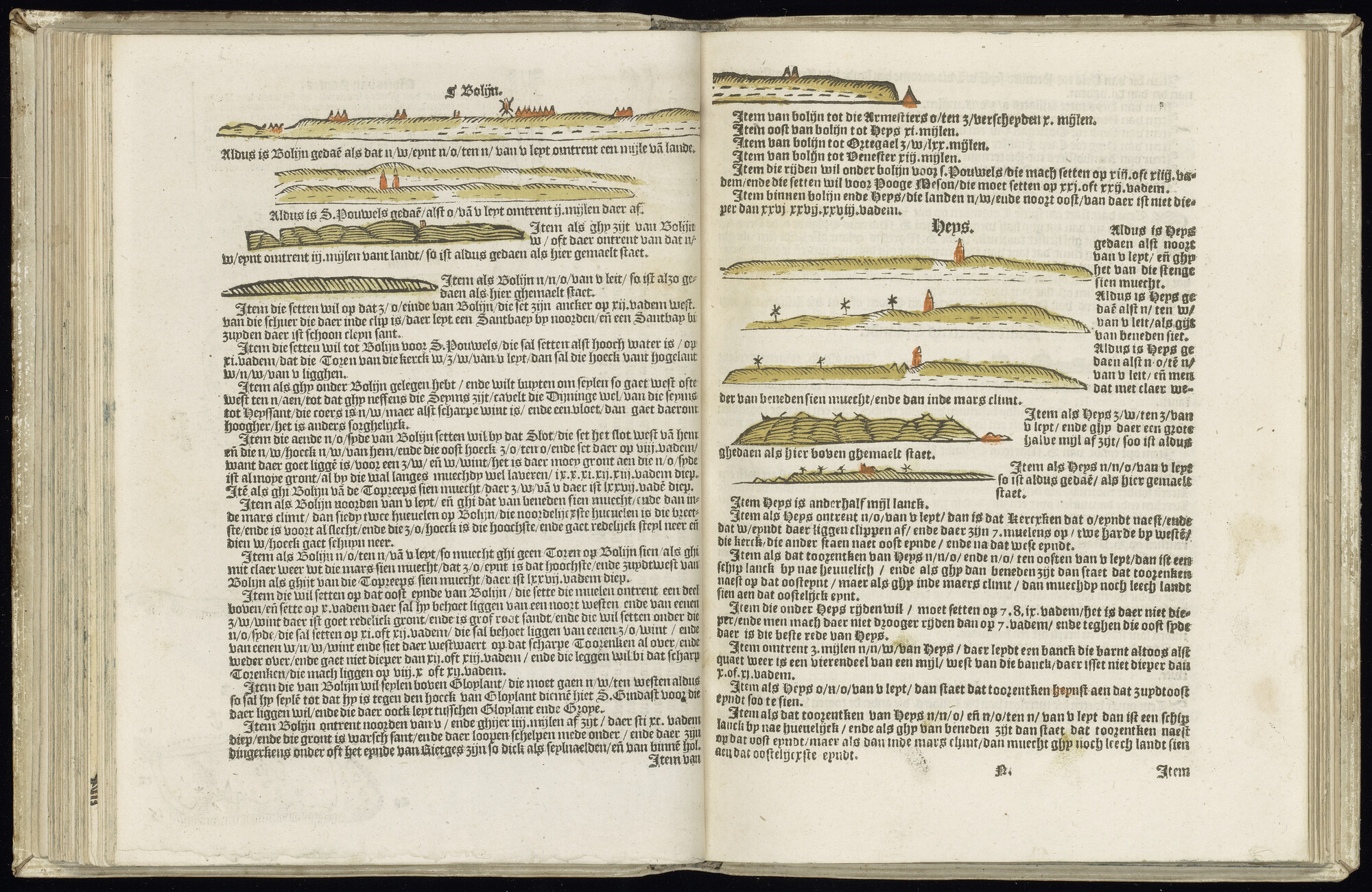 S.1227 [kaart 035]; Beschrijving en kustaanzichten van West-Frankrijk; kaart