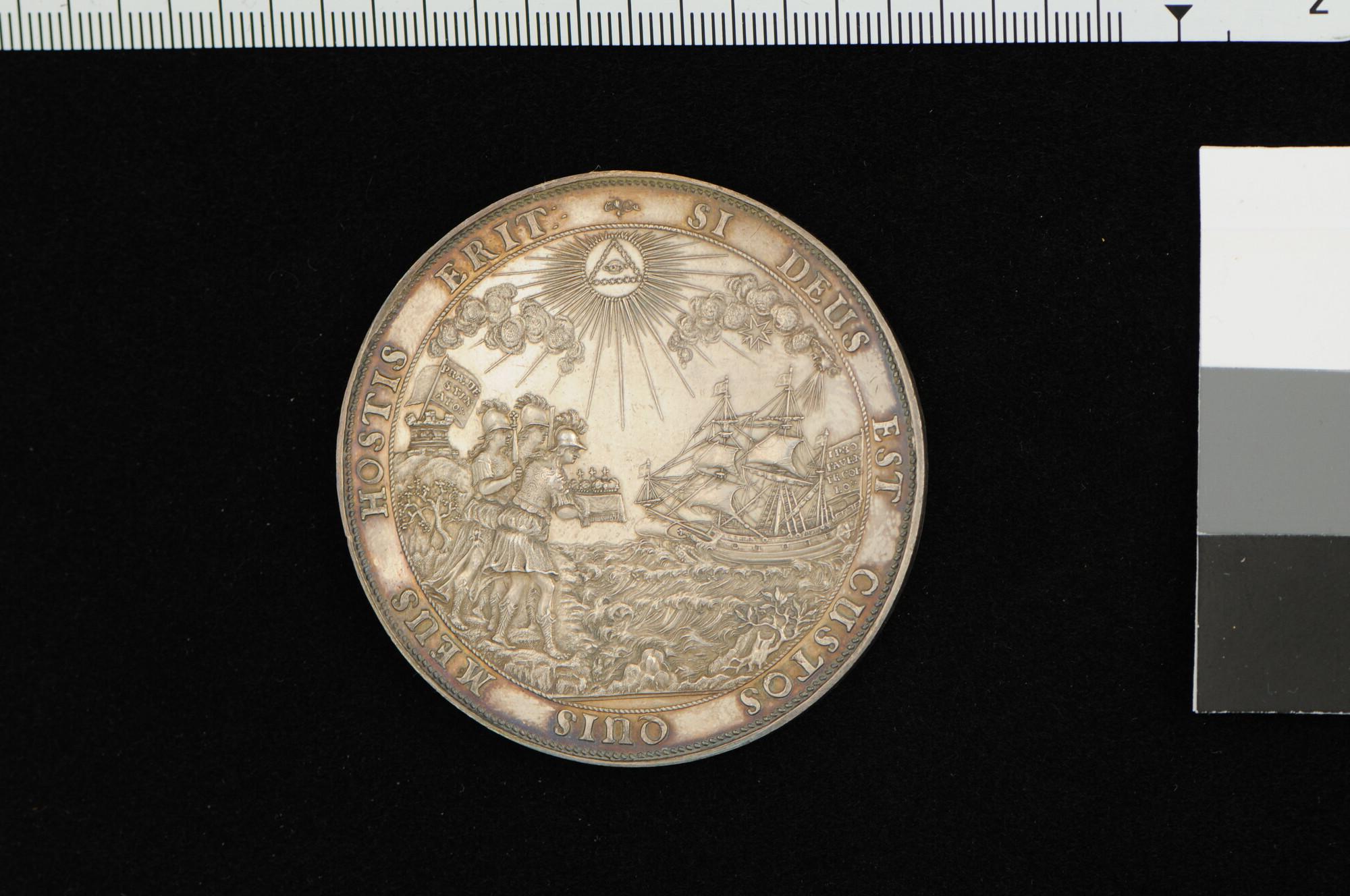 S.0710; Penning op de terugkeer van Karel II in Engeland, 1660; penning