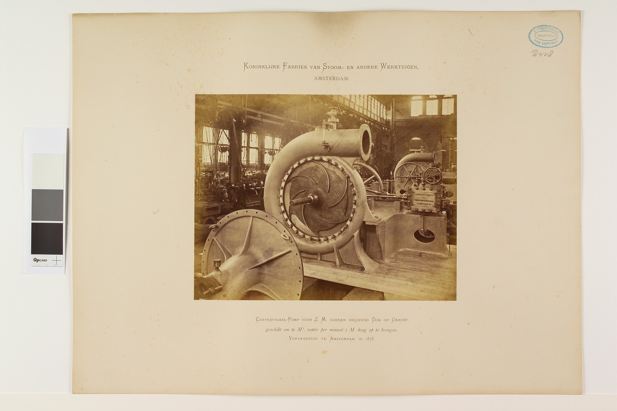 B.0216(0296); Foto's van de bouw van een ijzeren drijvend droogdok; fotoreportage