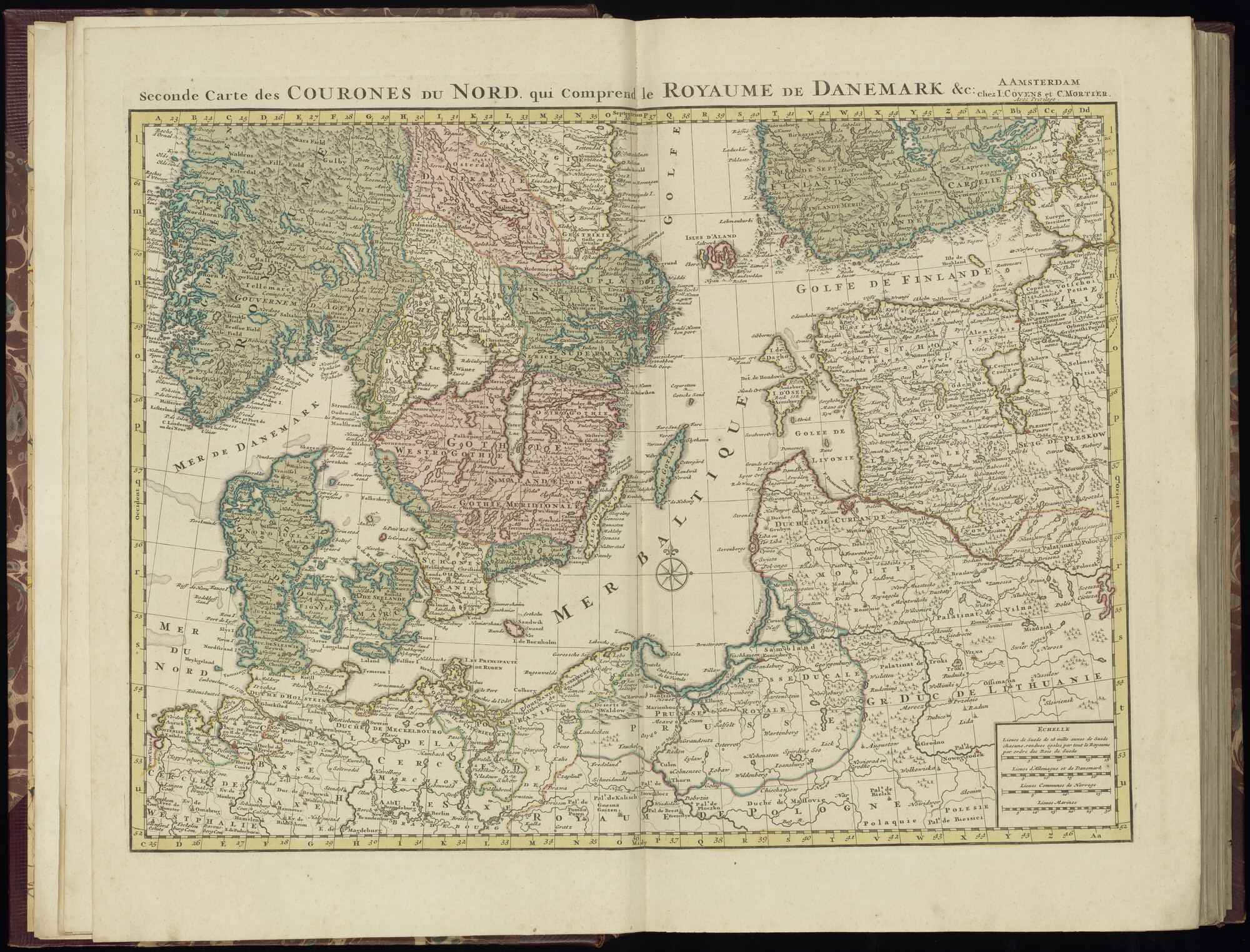 B.0032(030) [kaart 004]; Kaart van alle landen rond de Oostzee, Finse Golf en Botnische Golf; kaart