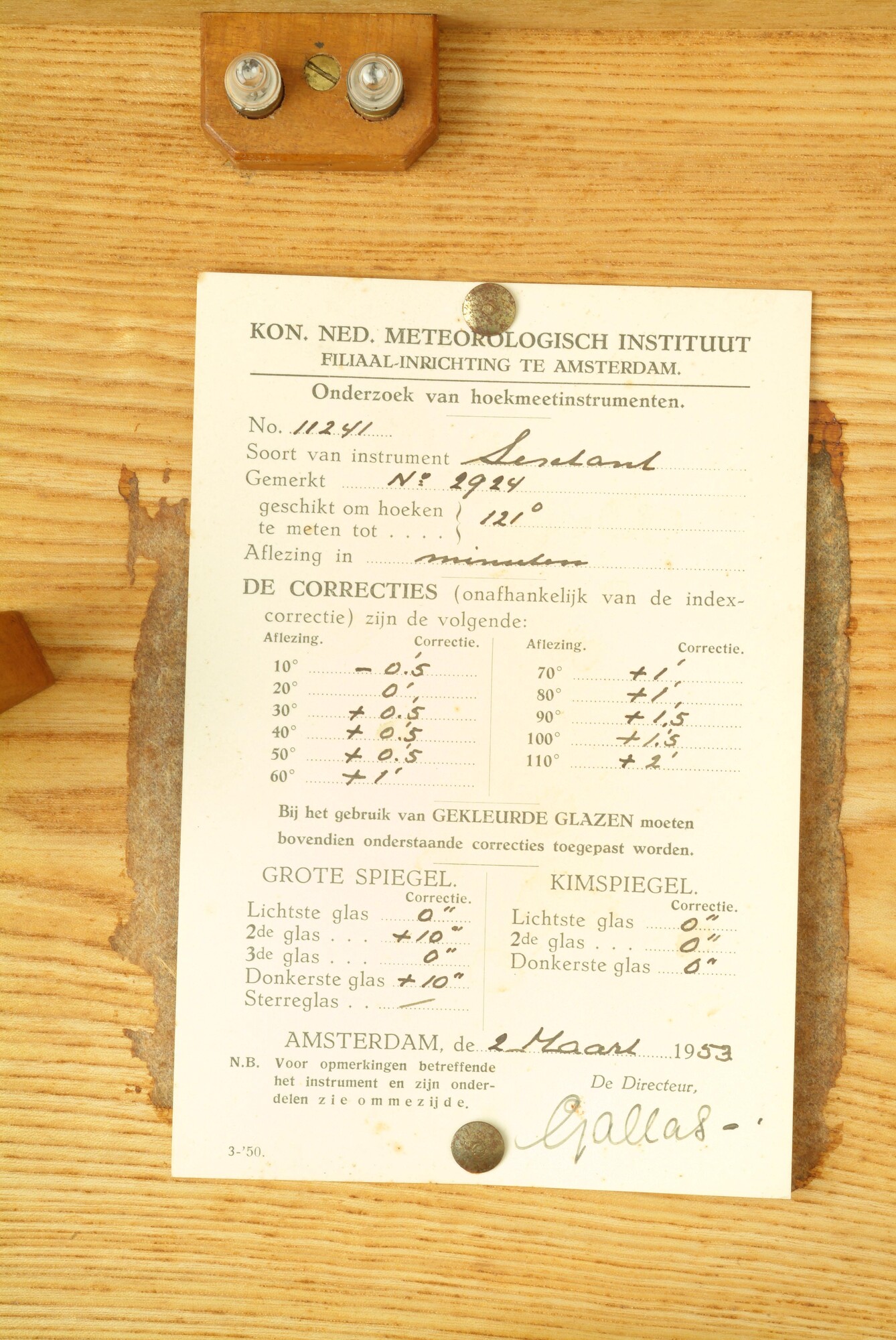 1989.0877; Sextant, ongemerkt, waarschijnlijk een Tamaya 4001; sextant