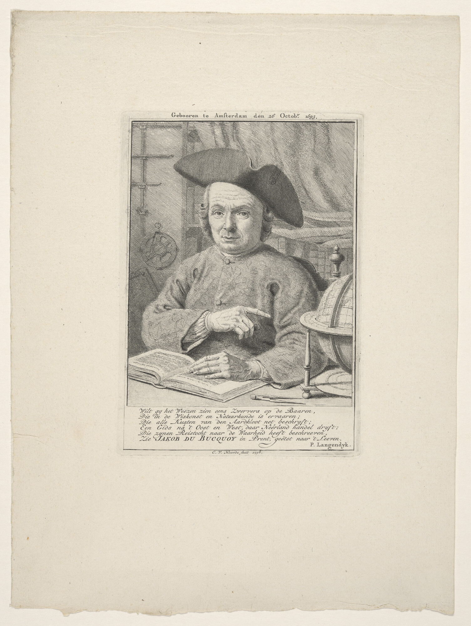 A.0075(121); Portret van Jakob du Bucquoy; prent