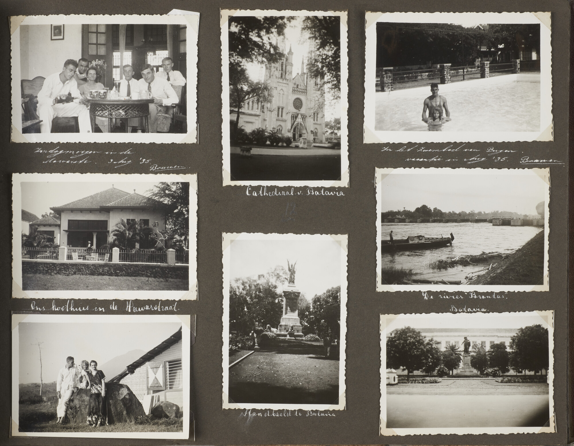 2019.0972; Fotoalbum van luitenant-ter-zee 2e klasse bij de Dienst der Conservatie Bouwen Huisman (1912-2001); fotoalbum