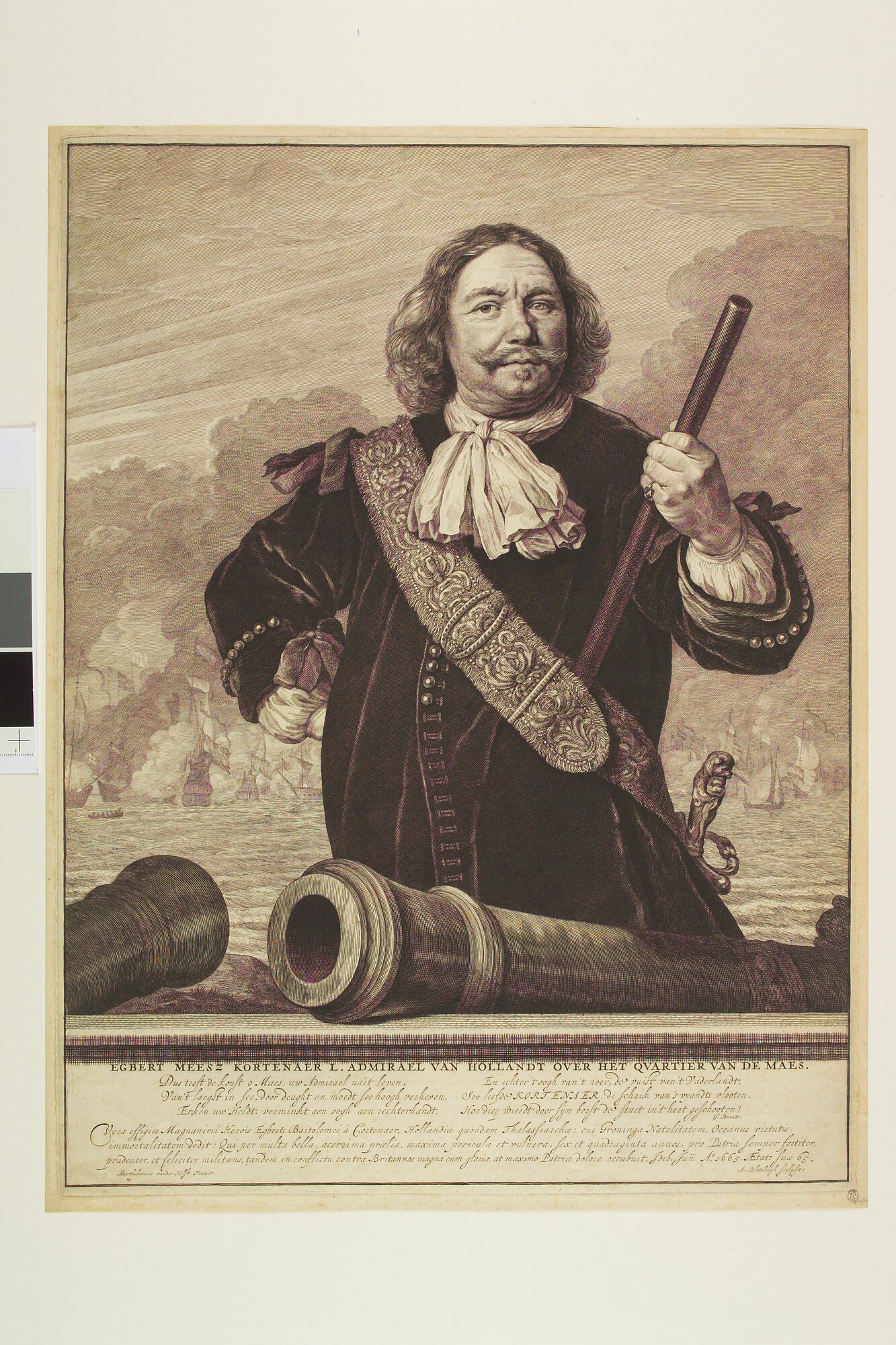 A.1353(01); Portret van admiraal Egbert Meesz. Kortenaer; prent