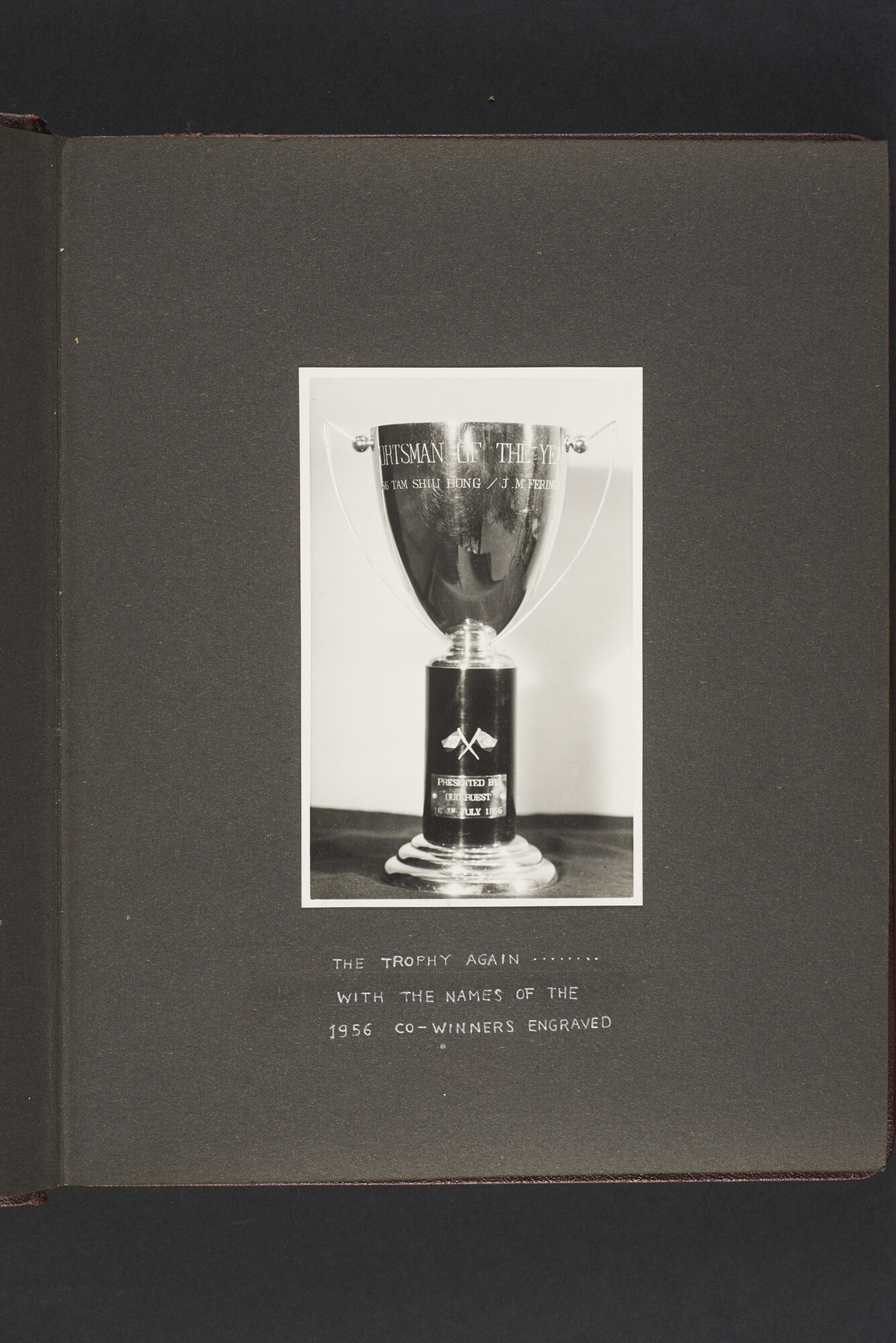 2015.1297; Fotoalbum “R.I.L.S.C. Sports Festival 1956”; fotoalbum