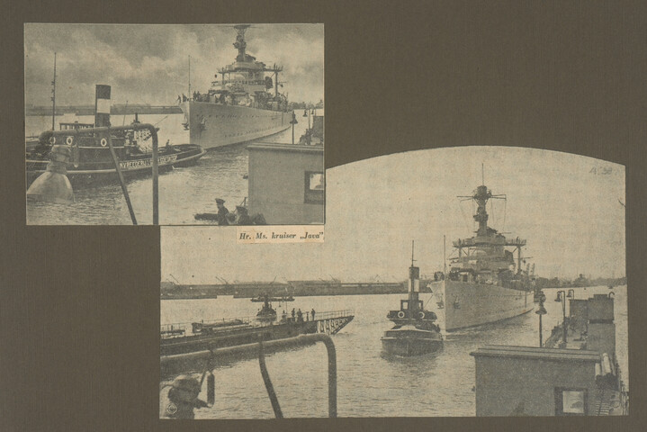 2001.1755; Omslag met vele foto's en knipsels van meest bergingsactiviteiten door Reederij v/h Gebroeders Goedkoop te Amsterdam in de periode 1929 / 1949; omslag