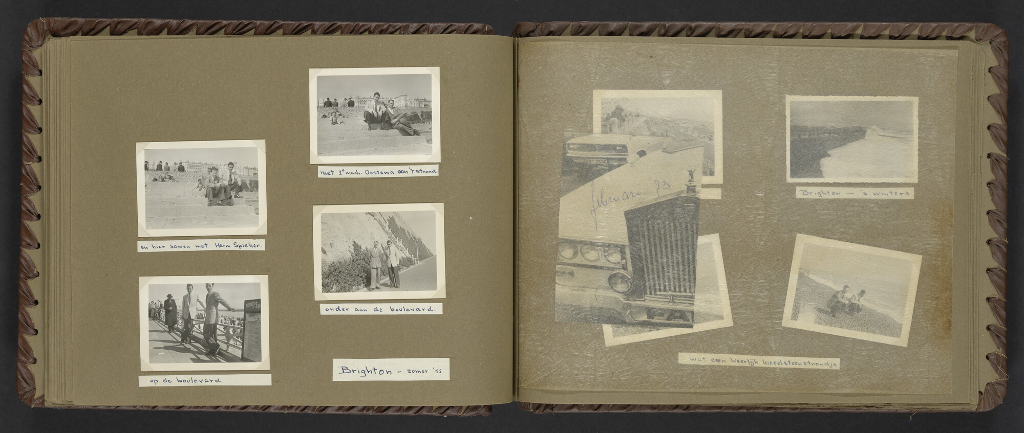 2024.0025; Fotoalbum van Hubrecht Timmerman over zijn koopvaardijtijd tussen 1950 en 1956; fotoalbum
