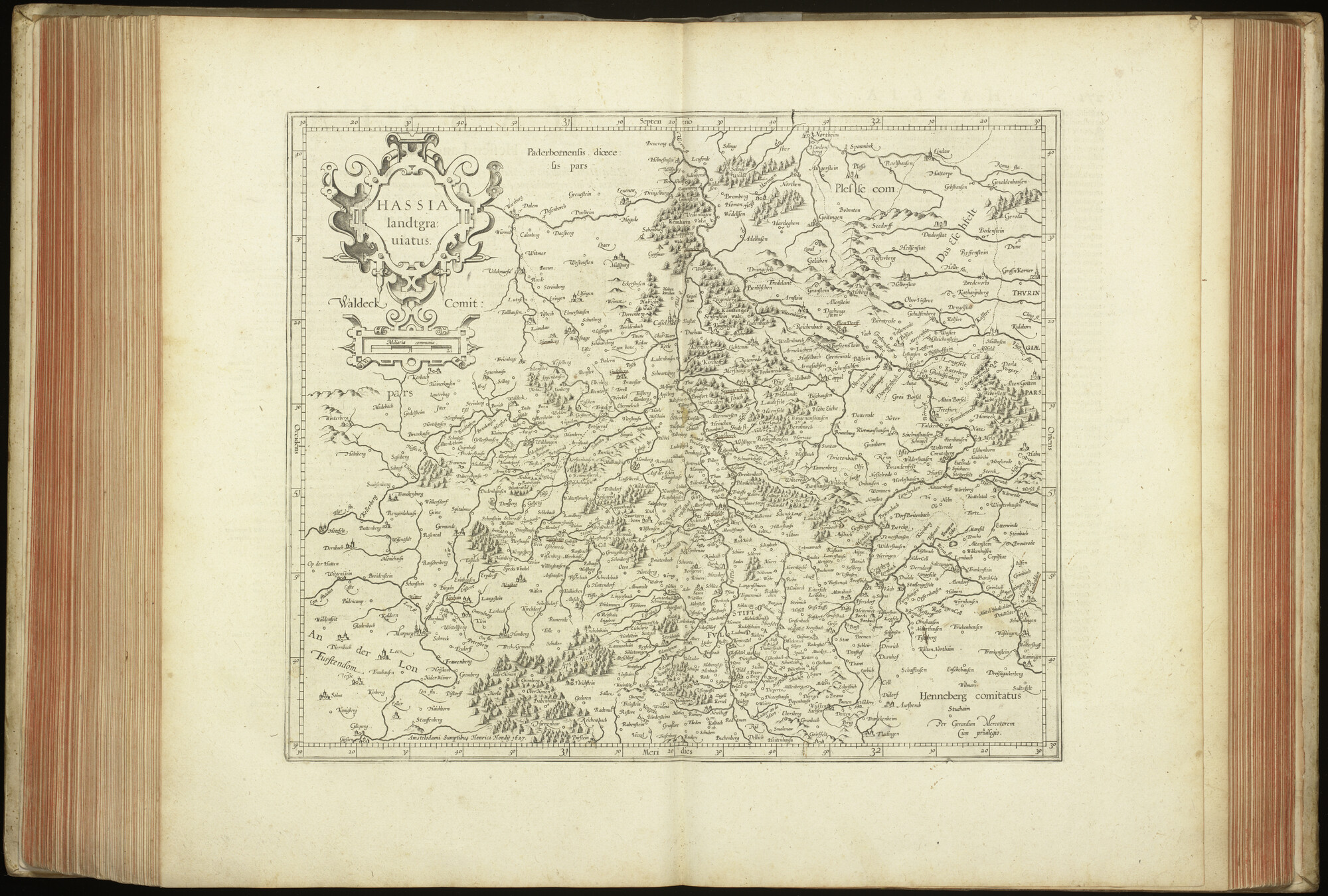 A.0145(227) [kaart 110]; Kaart van Centraal-Duitsland; kaart