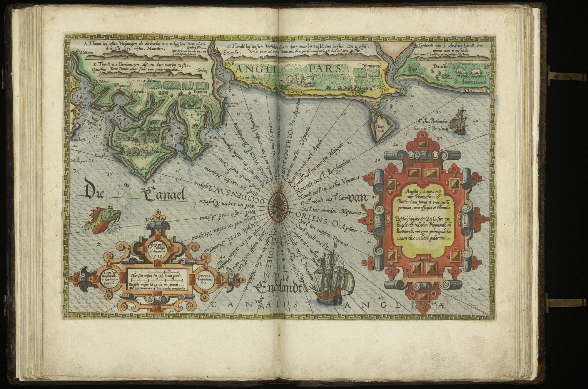 A.3327 [kaart 030]; Kaart van Het Kanaal met de kust van Zuid-Engeland; kaart