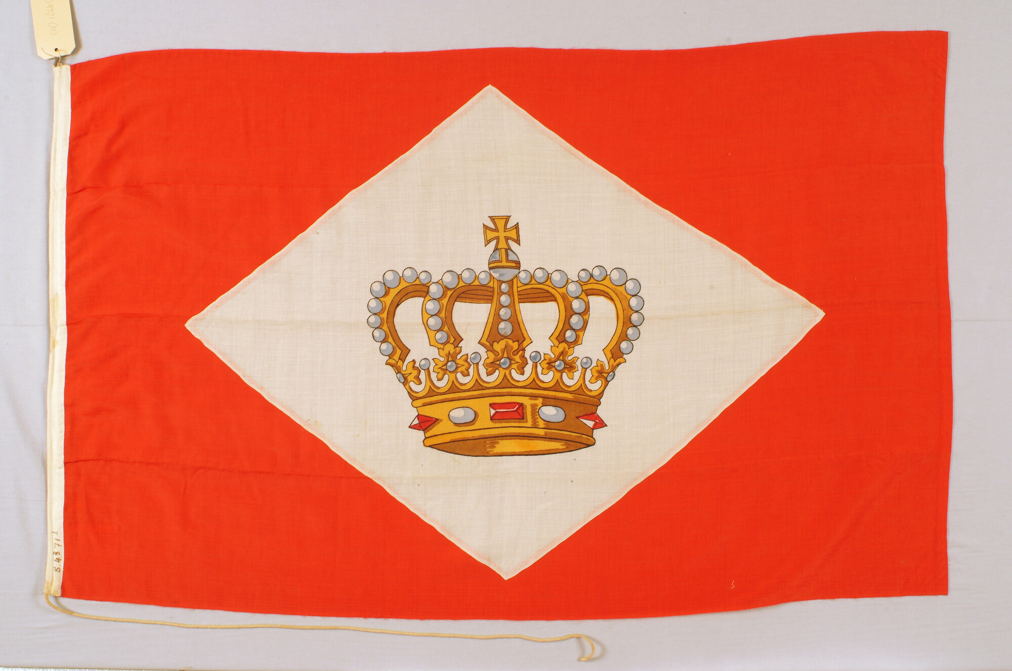 S.4371(01); Rederijvlag van de KPM te Amsterdam; vlag