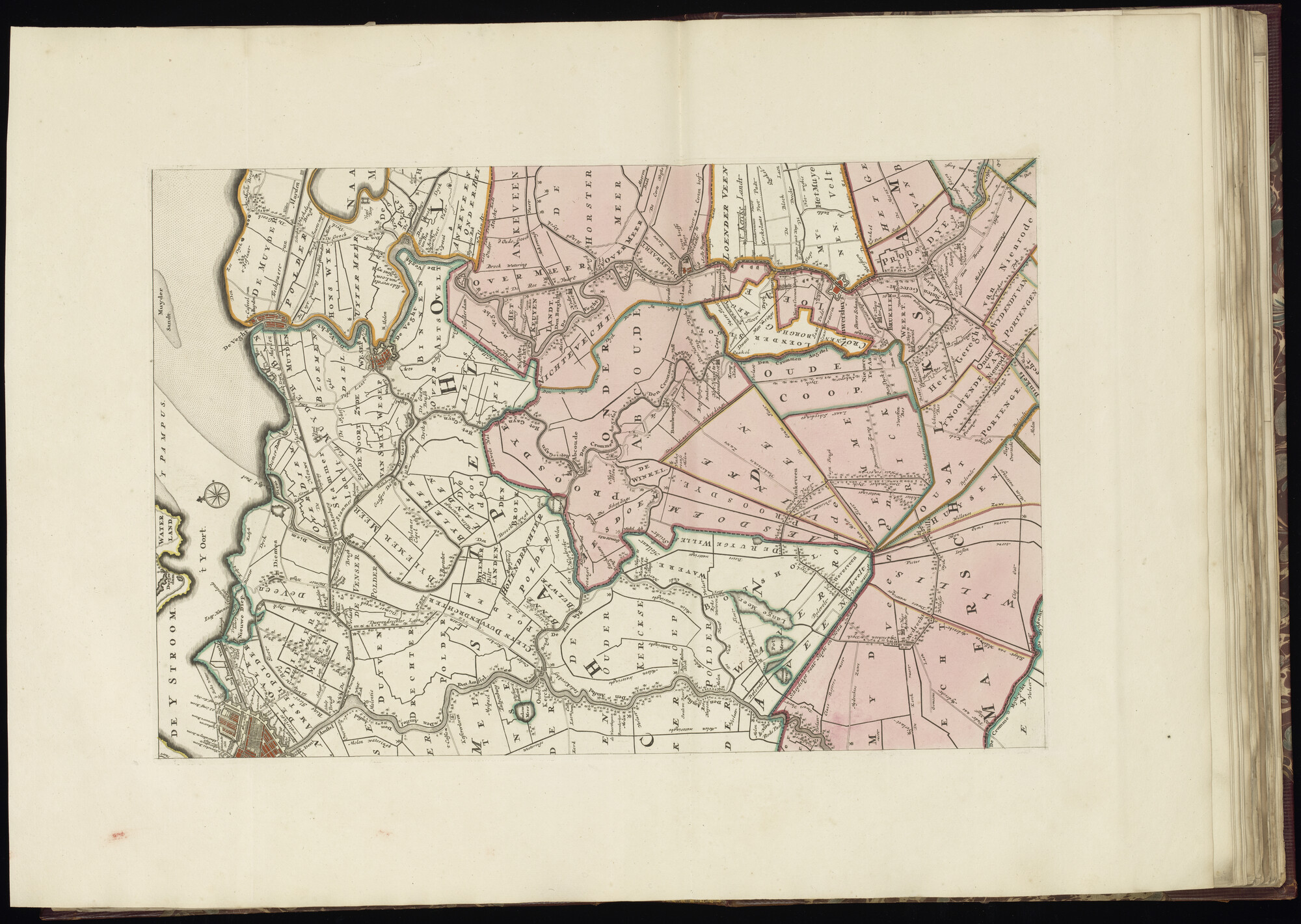 B.0032(032) [kaart 028]; Kaart van Nederland; kaart